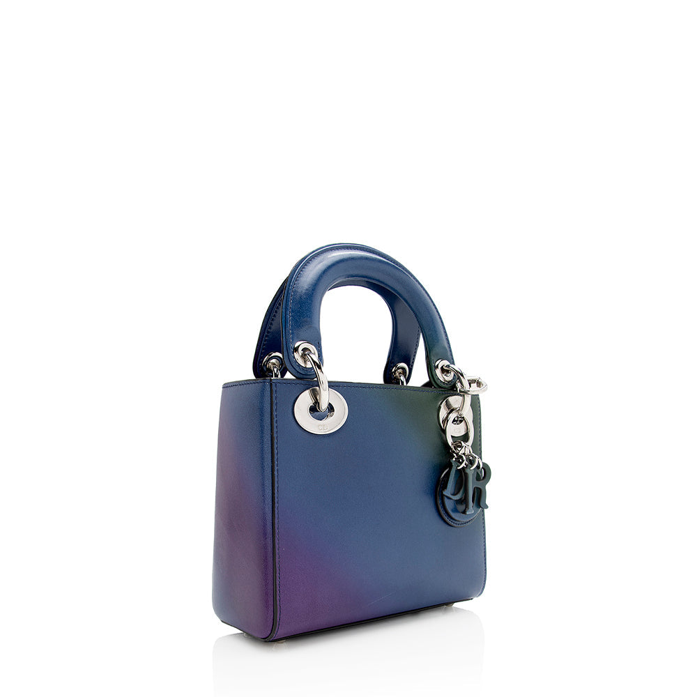 Dior Gradient Lady Tote Shf Leather Mini Tote Bag