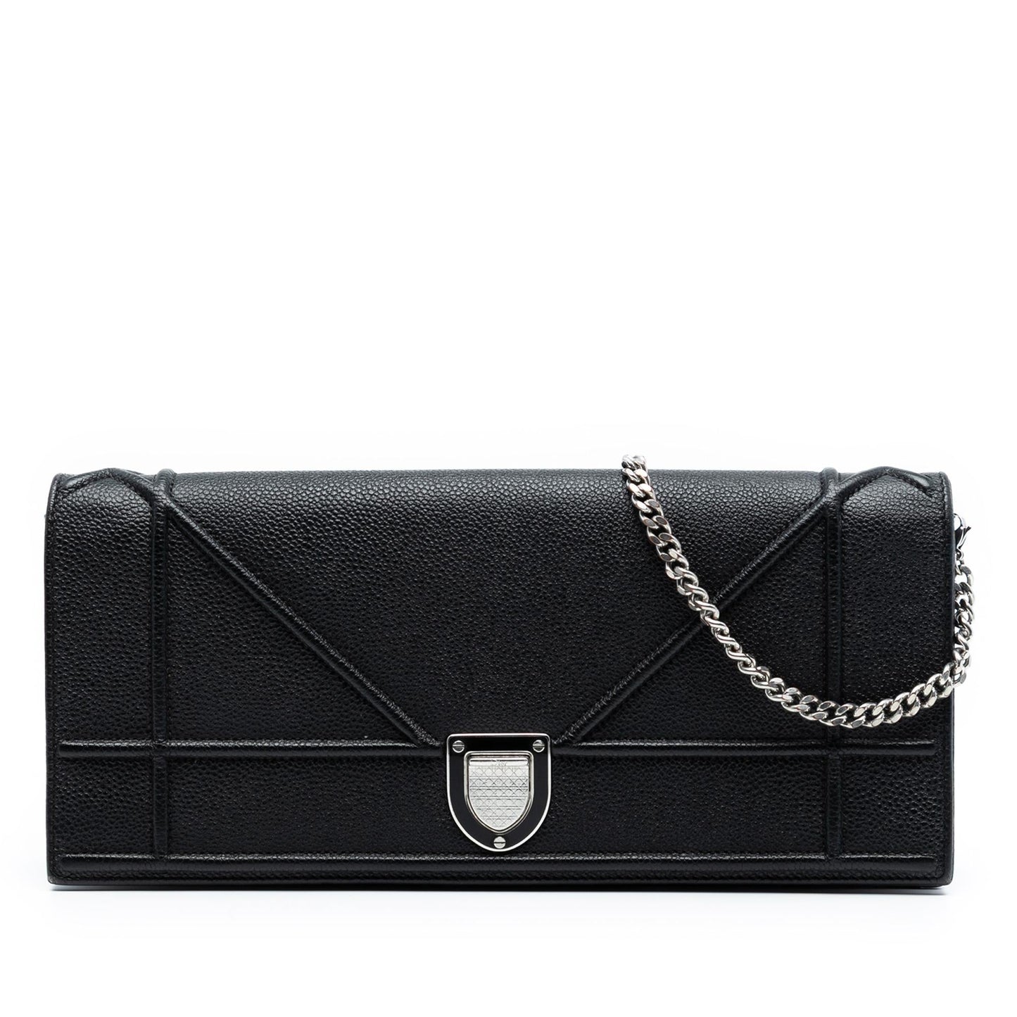 Dior Grained Calfskin ama Pochette Clutch Clutch Bag
