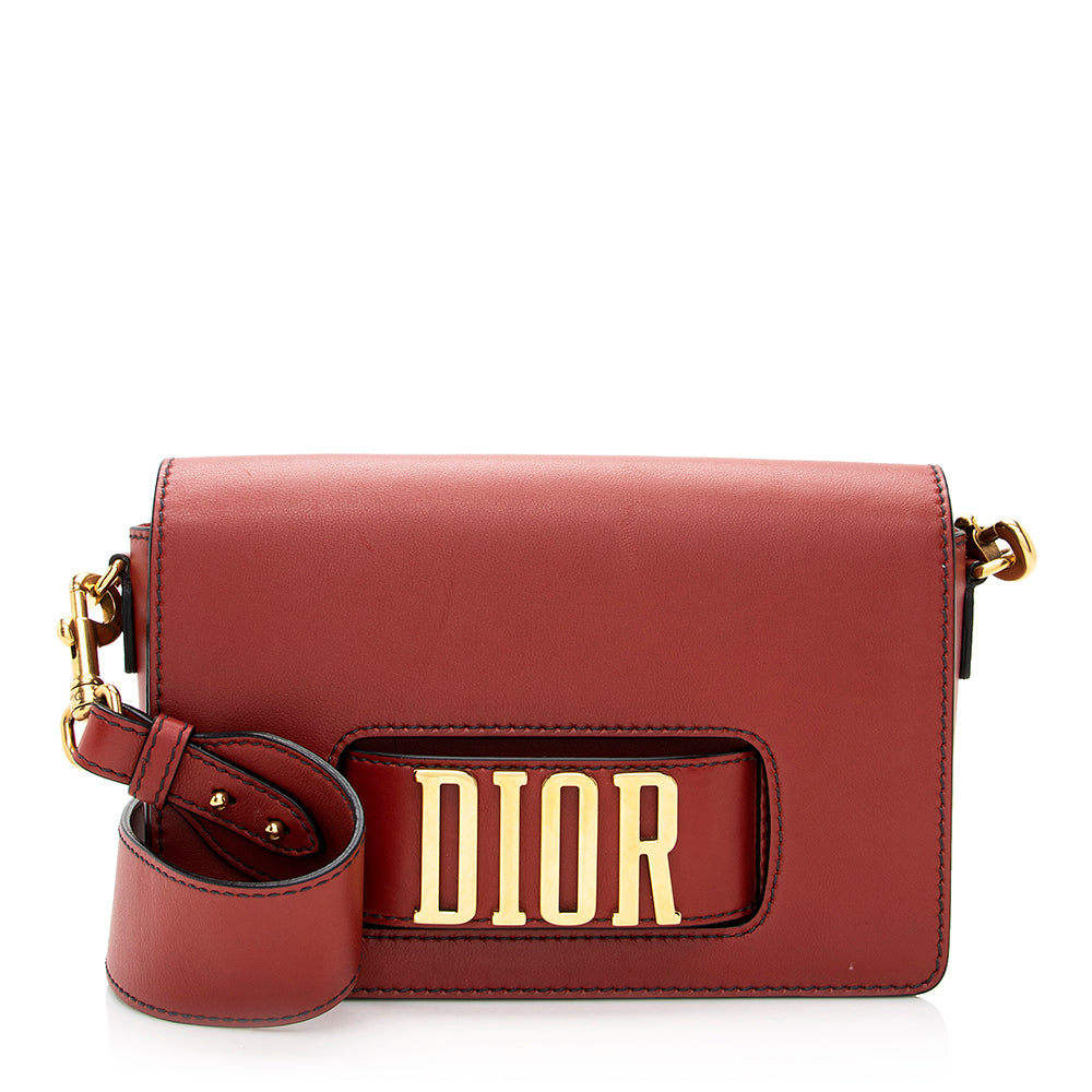 Dior Grained Calfskin Dio Evolution Bag Shf Flap Shoulder Bag