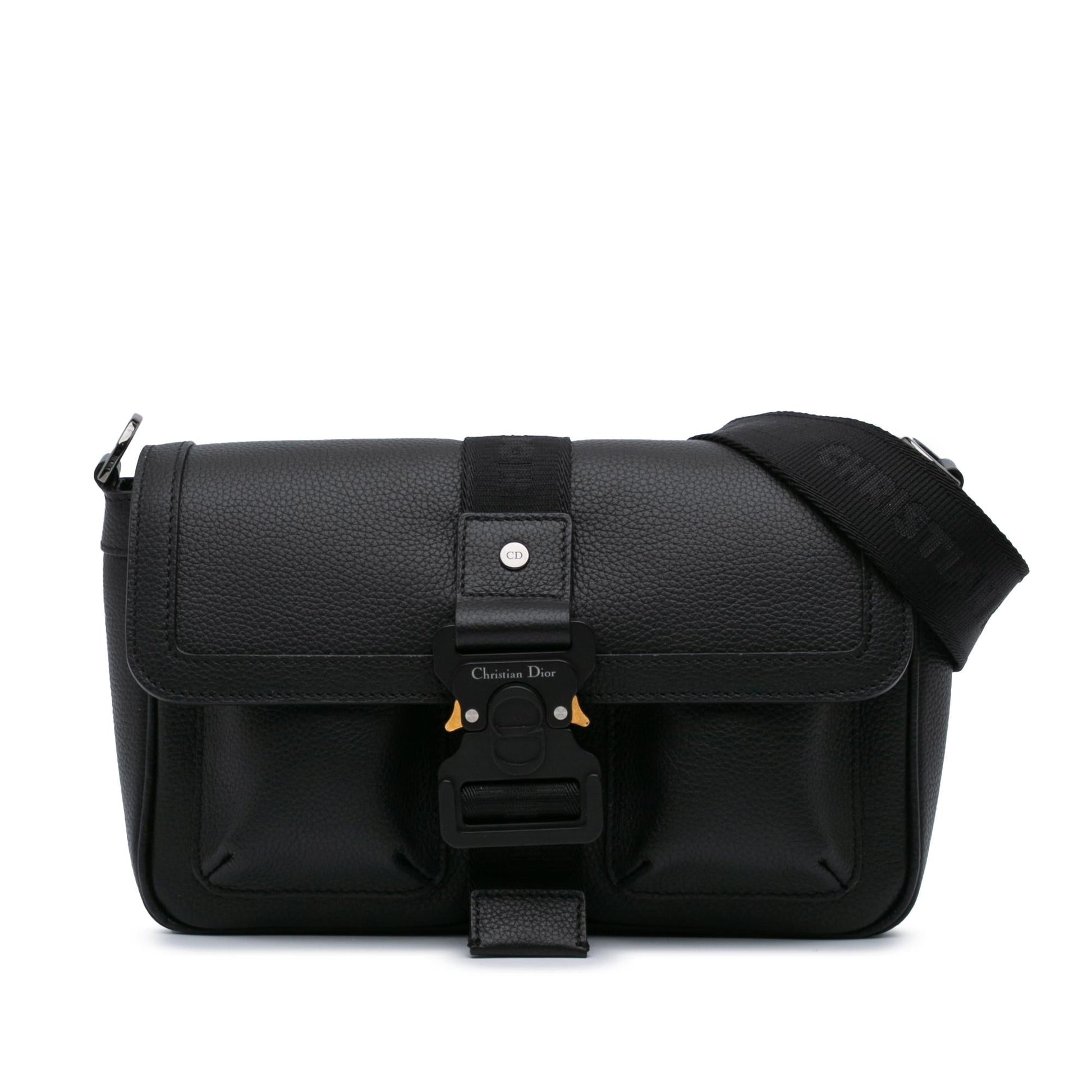 Dior Grained Calfskin Hit The Road Bag Crossbody Bag