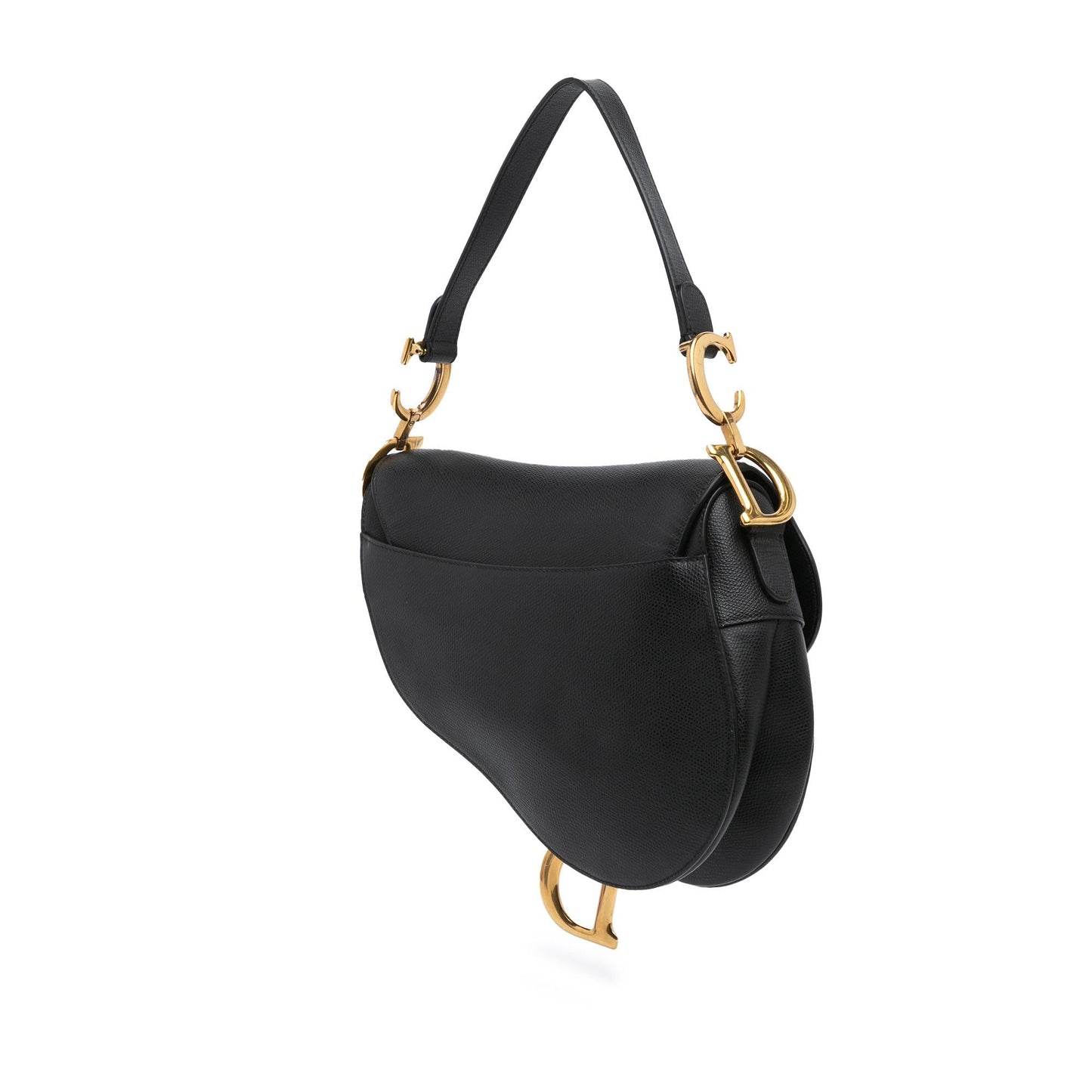 Dior Grained Calfskin Saddle Bag Shoulder Bag