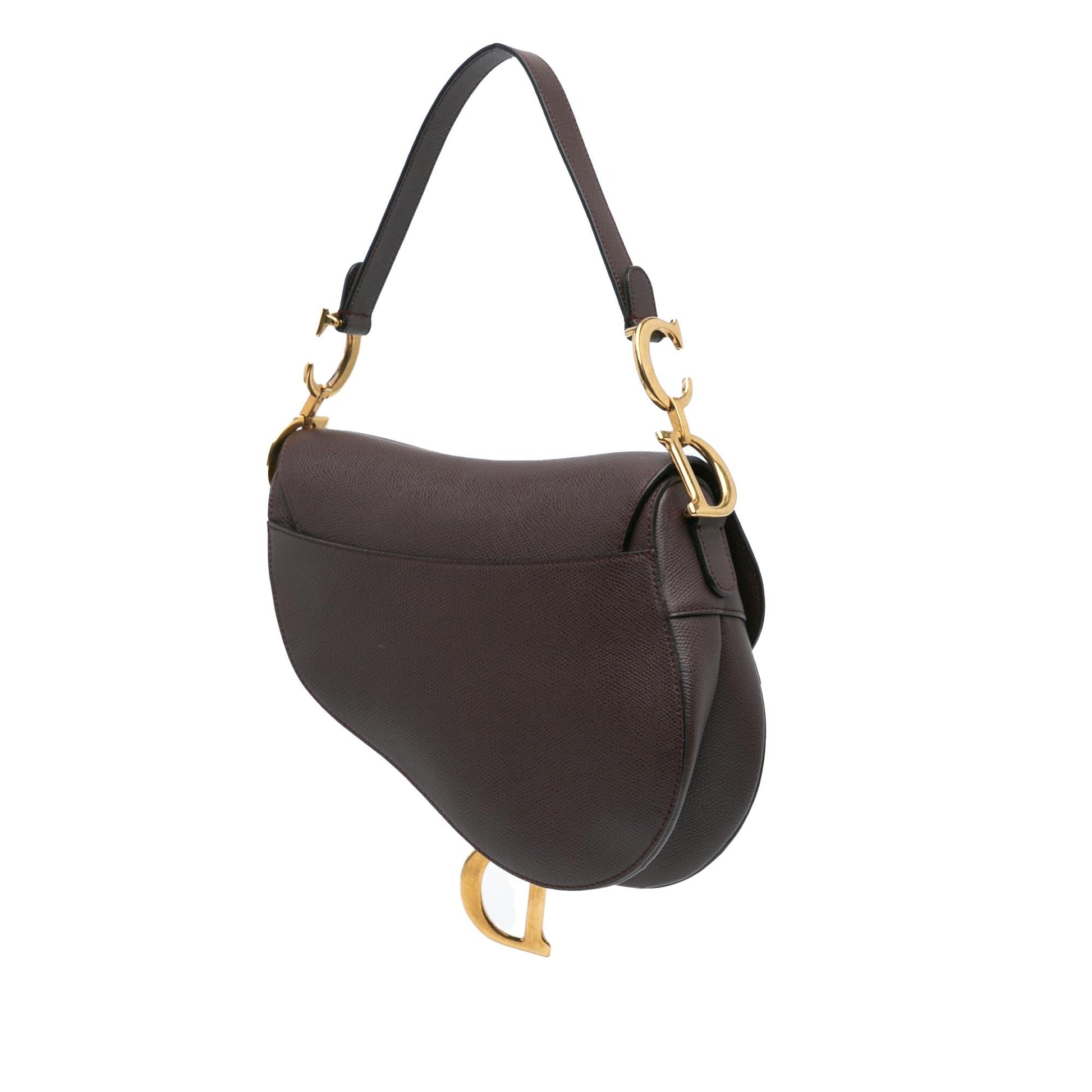 Dior Grained Calfskin Saddle Bag Shoulder Bag Bag Shg D5Benk