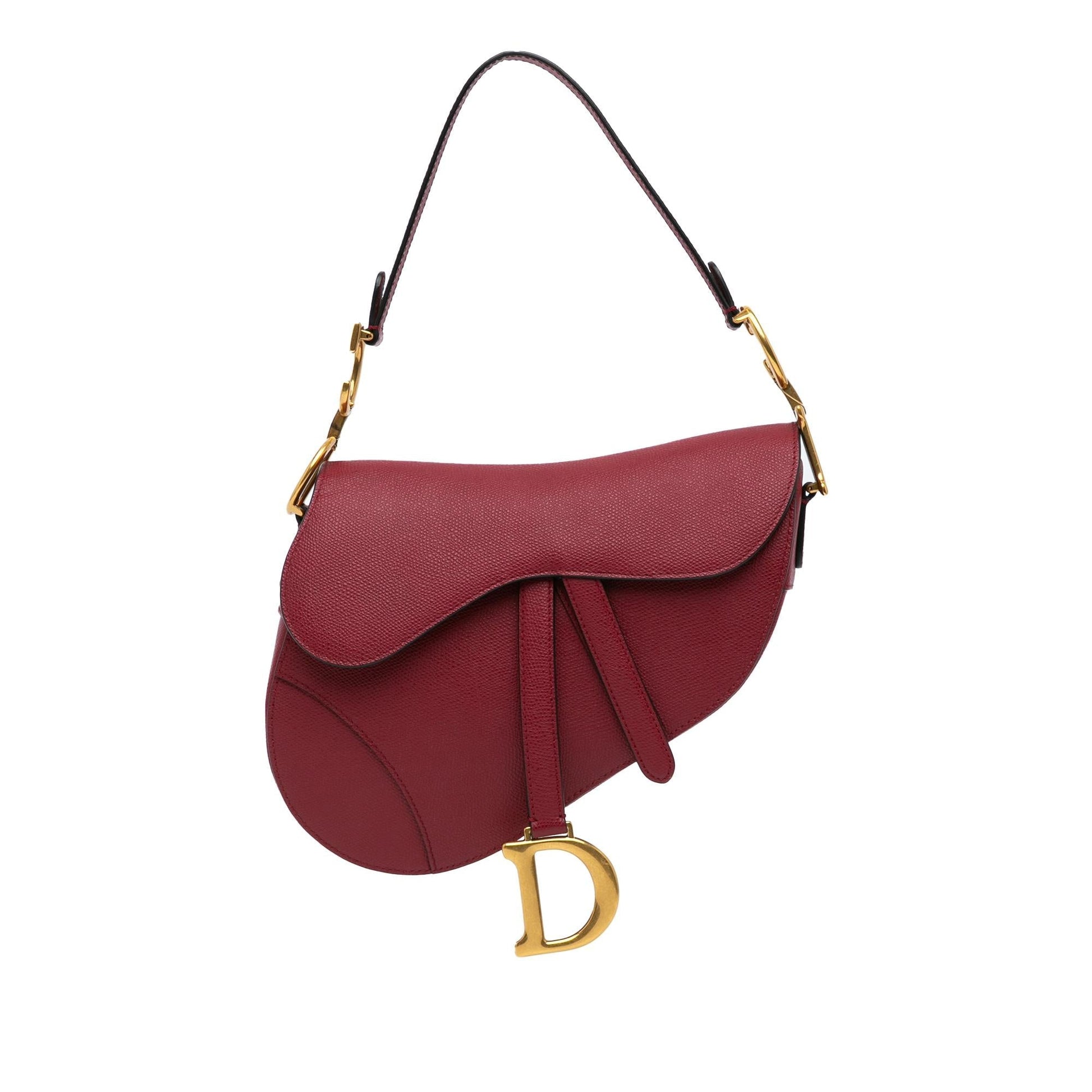 Dior Grained Calfskin Saddle Bag Shoulder Bag Calfskin Saddle Bag