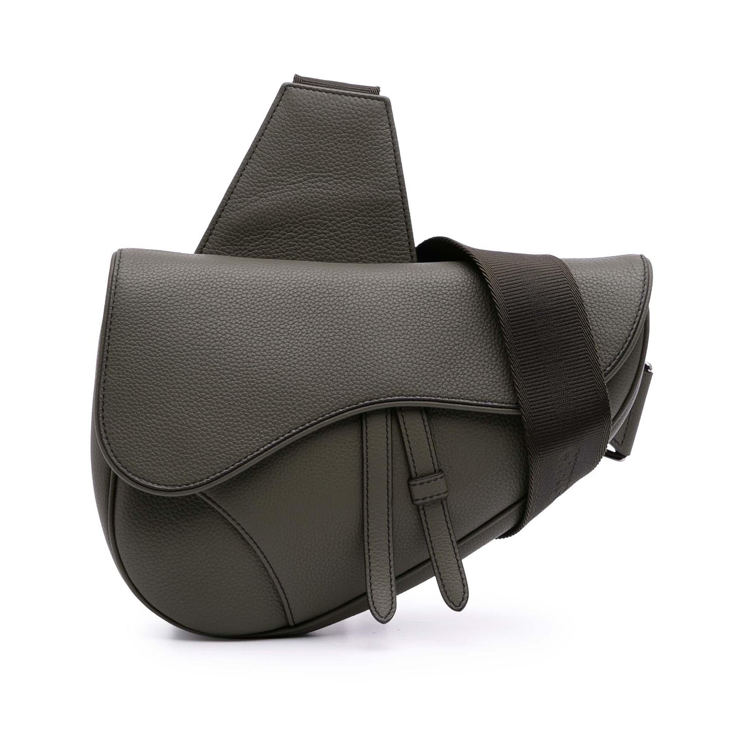 Dior Grained Calfskin Saddle Bag Crossbody Bag Saddle Bag 4