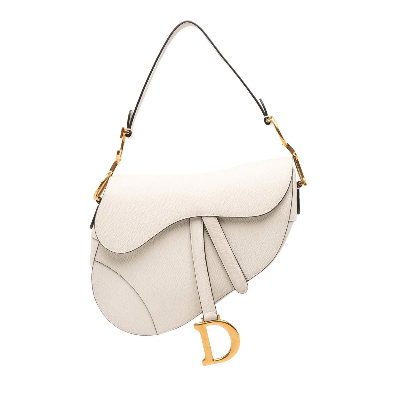 Dior Grained Calfskin Saddle Bag Shoulder Bag Saddle Bag 6