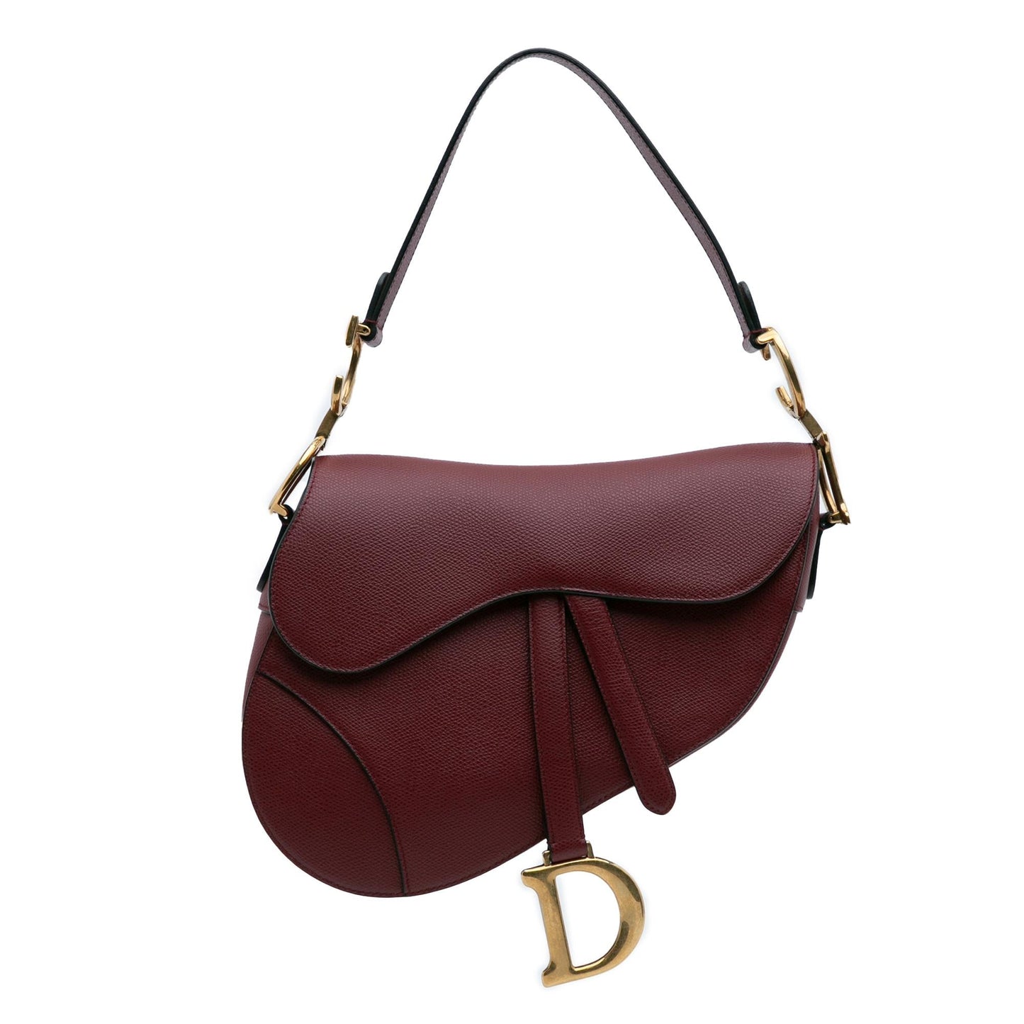 Dior Grained Calfskin Saddle Bag Shoulder Bag Saddle Bag 8