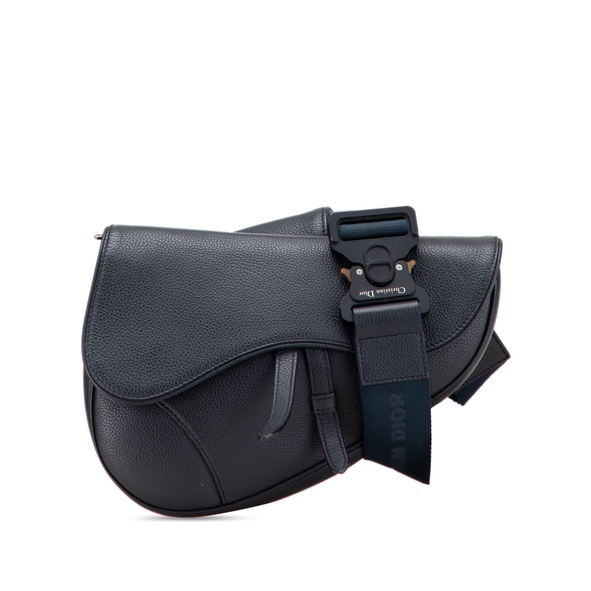 Dior Grained Calfskin Saddle Bag Crossbody Bag Saddle Bag 9