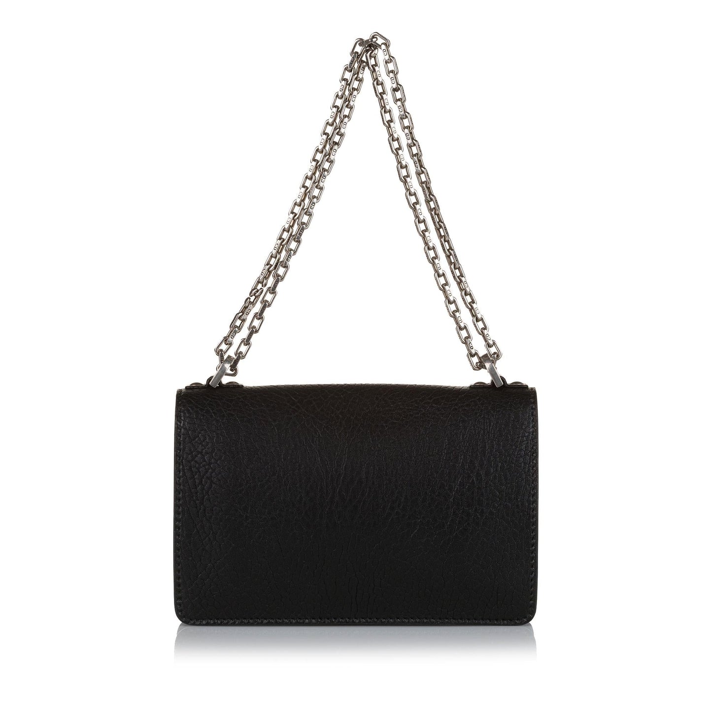 Dior Ja Bag Shg Creini Leather Chain Flap Crossbody Bag