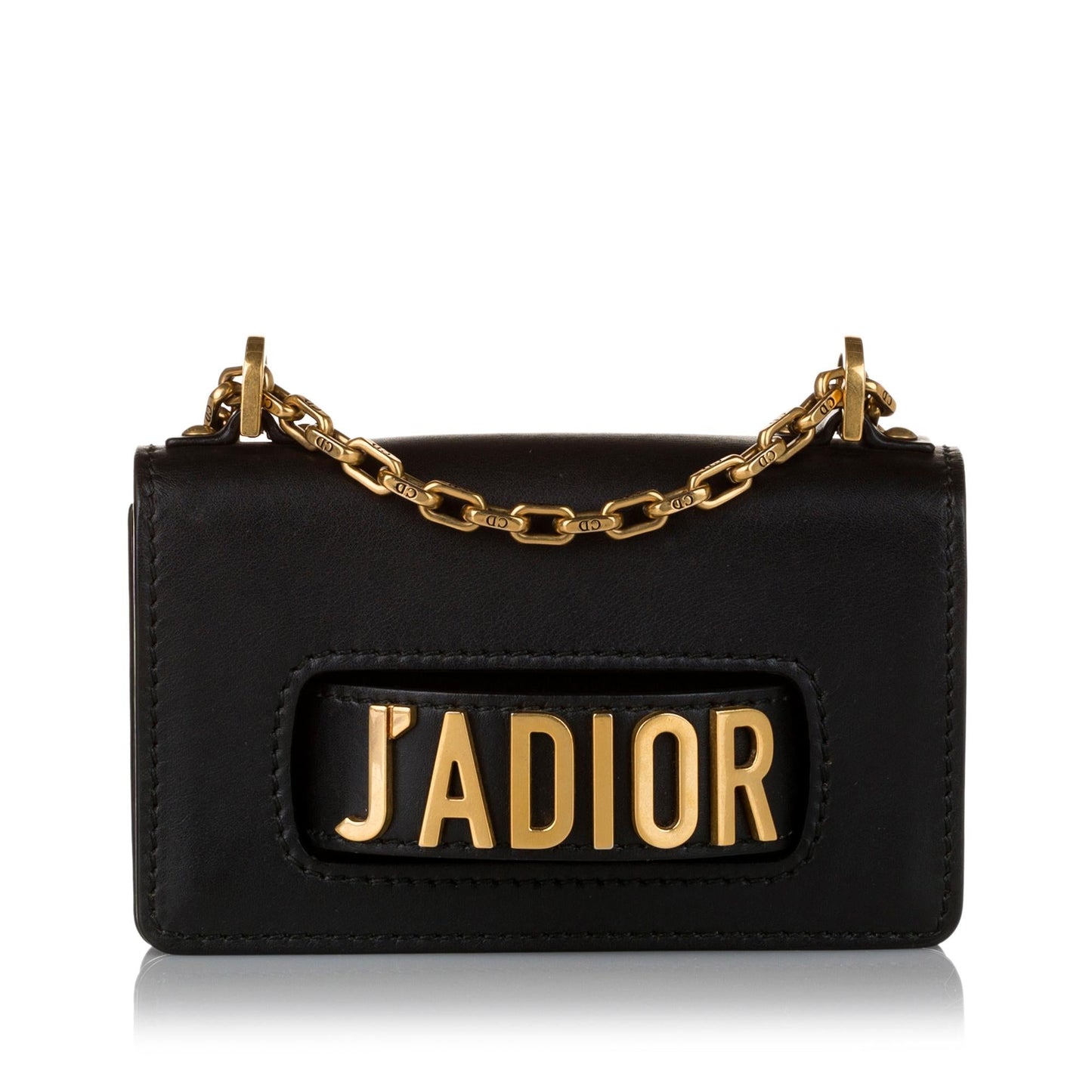 Dior Ja Bag Shg Leather Chain Flap Shoulder Bag