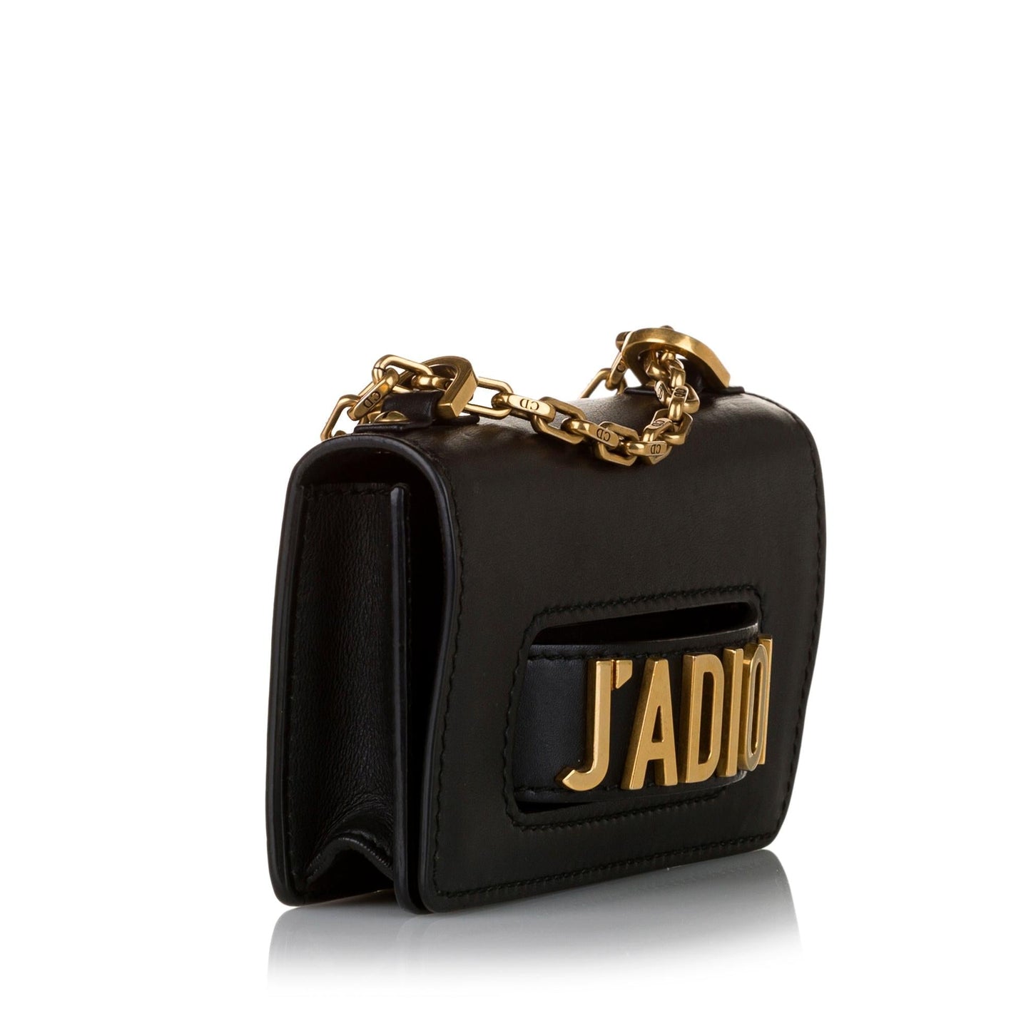 Dior Ja Bag Shg Leather Chain Flap Shoulder Bag