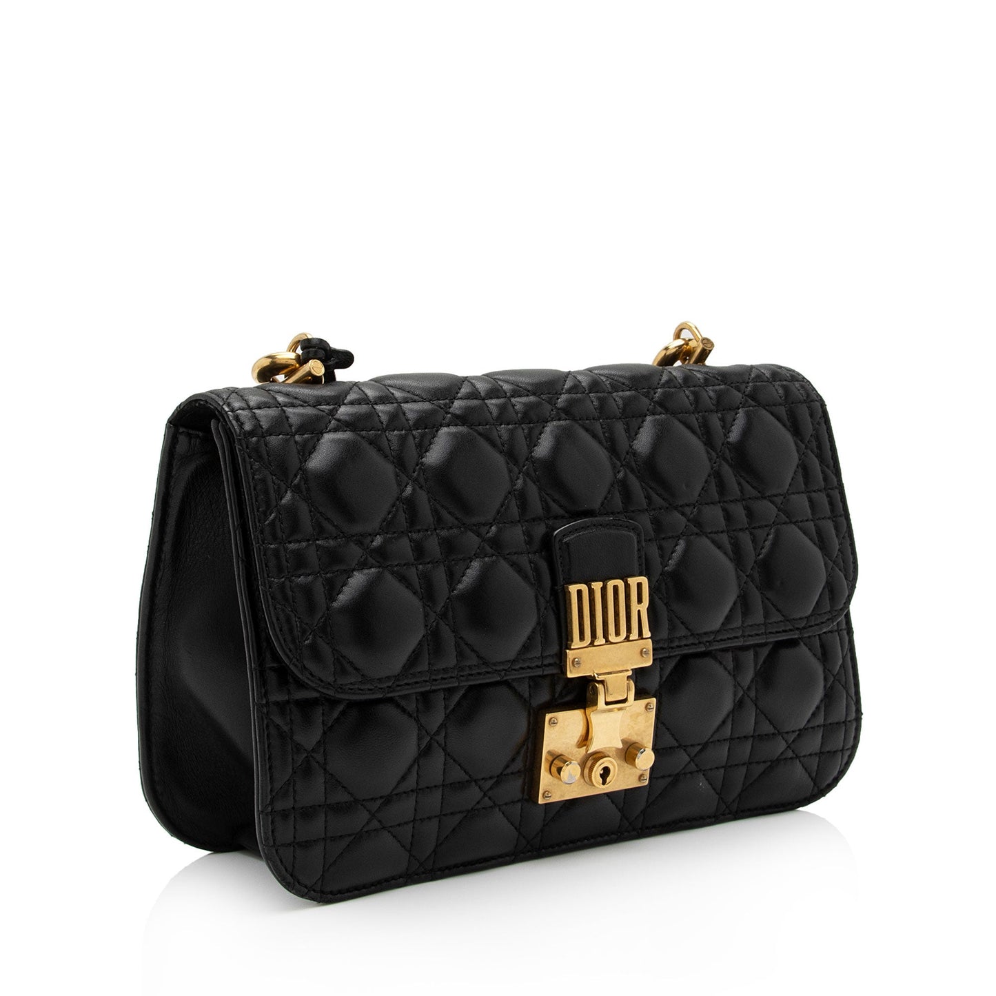 Dior Bohemian Strap Addict Bag Shf Bcij05 Lambskin Medium Flap Crossbody Bag
