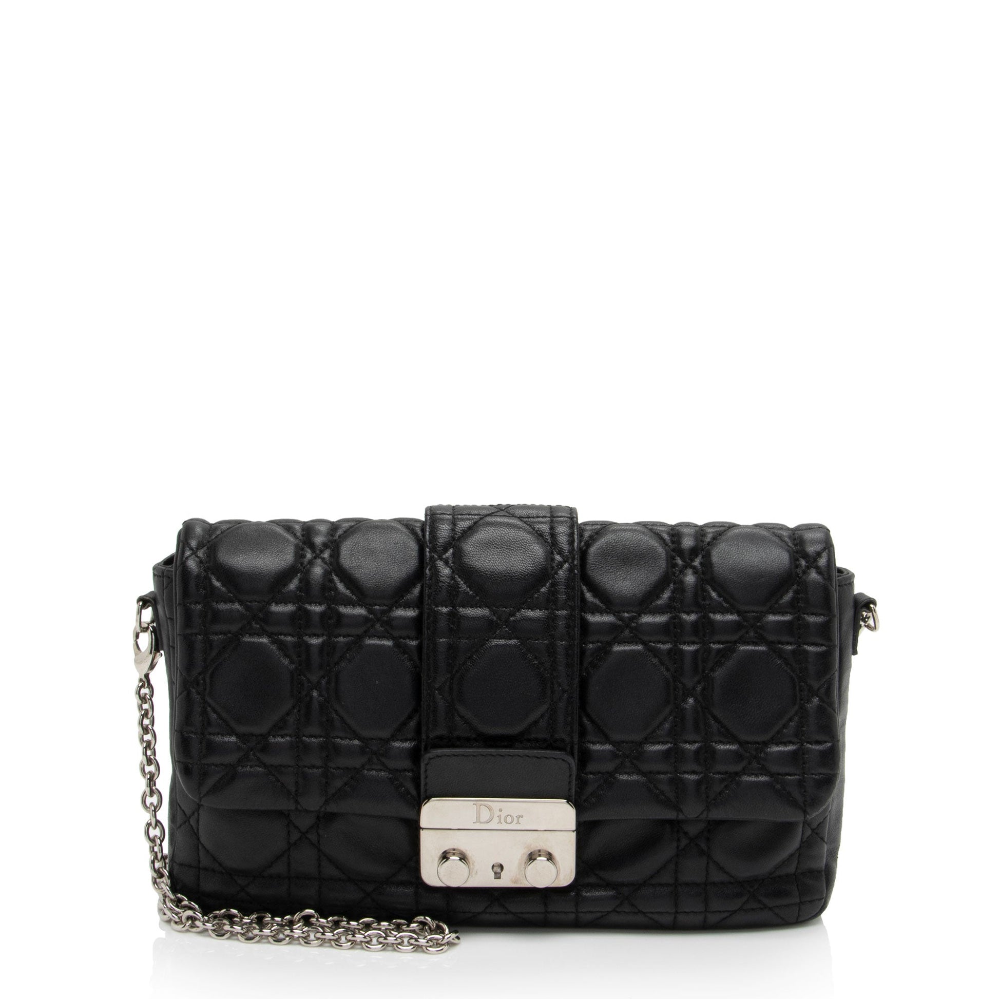 Dior Cannage Miss Promenade Crossbody Shf Isead3 Lambskin Crossbody Bag