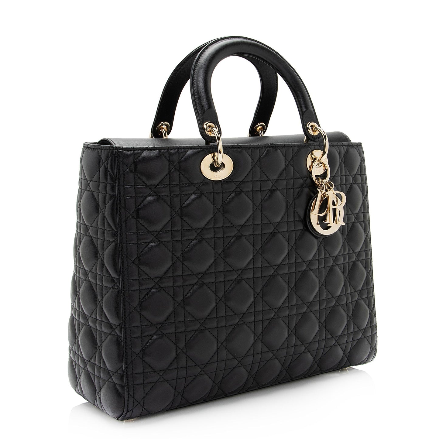 Dior Lady Tote Shf 9Gavwy Lambskin Large Tote Bag
