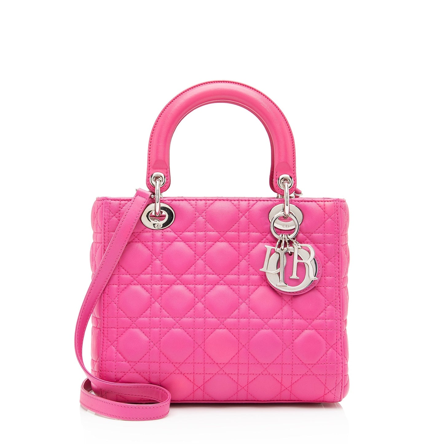 Dior Lady Tote Shf Ubec2G Lambskin Medium Tote Bag