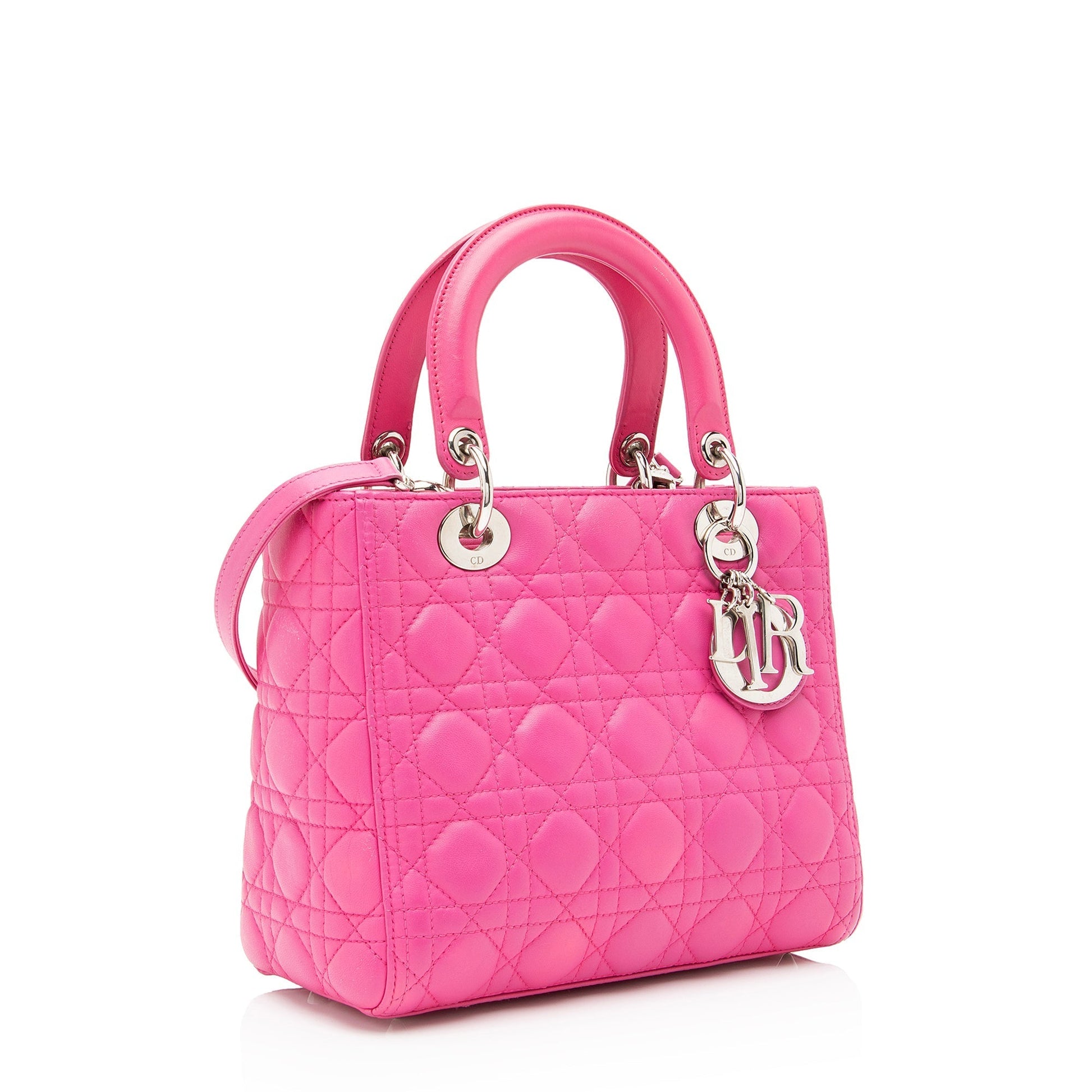 Dior Lady Tote Shf Ubec2G Lambskin Medium Tote Bag