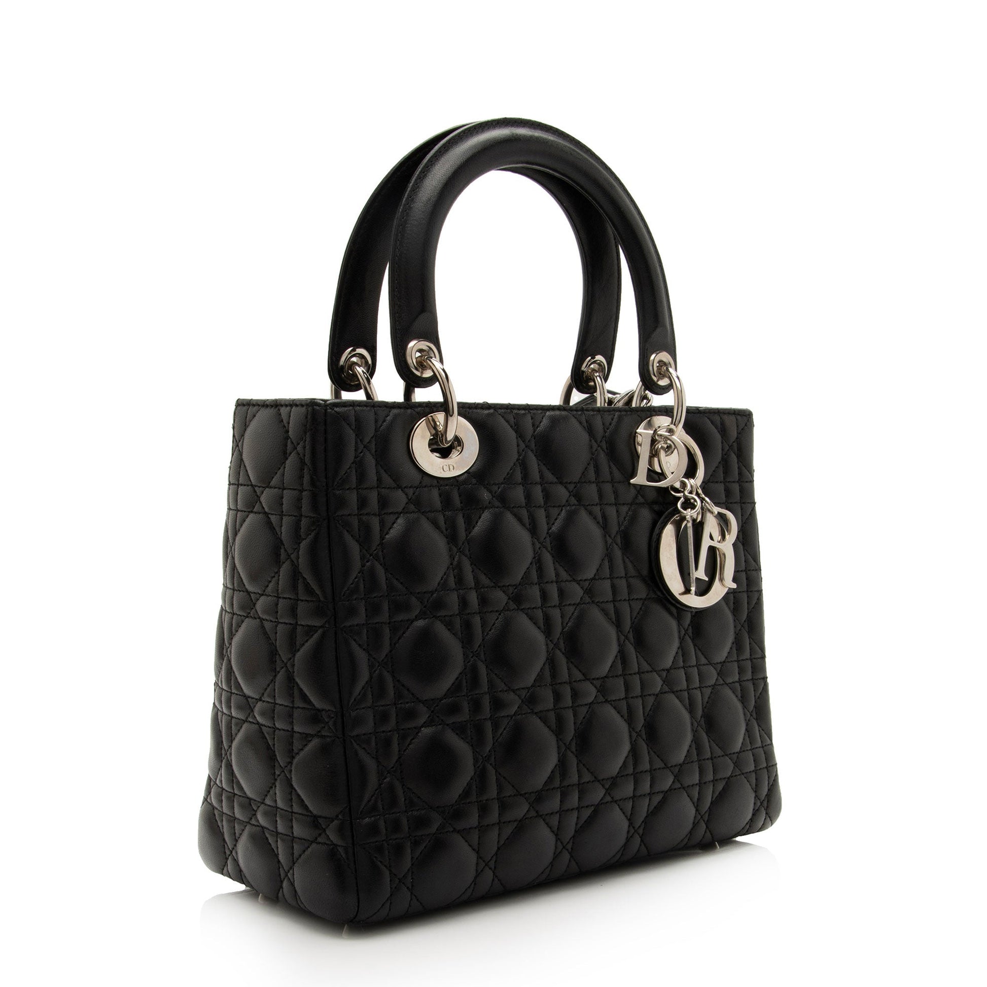 Dior Lady Tote Shf Pcv3Bo Lambskin Medium Tote Bag