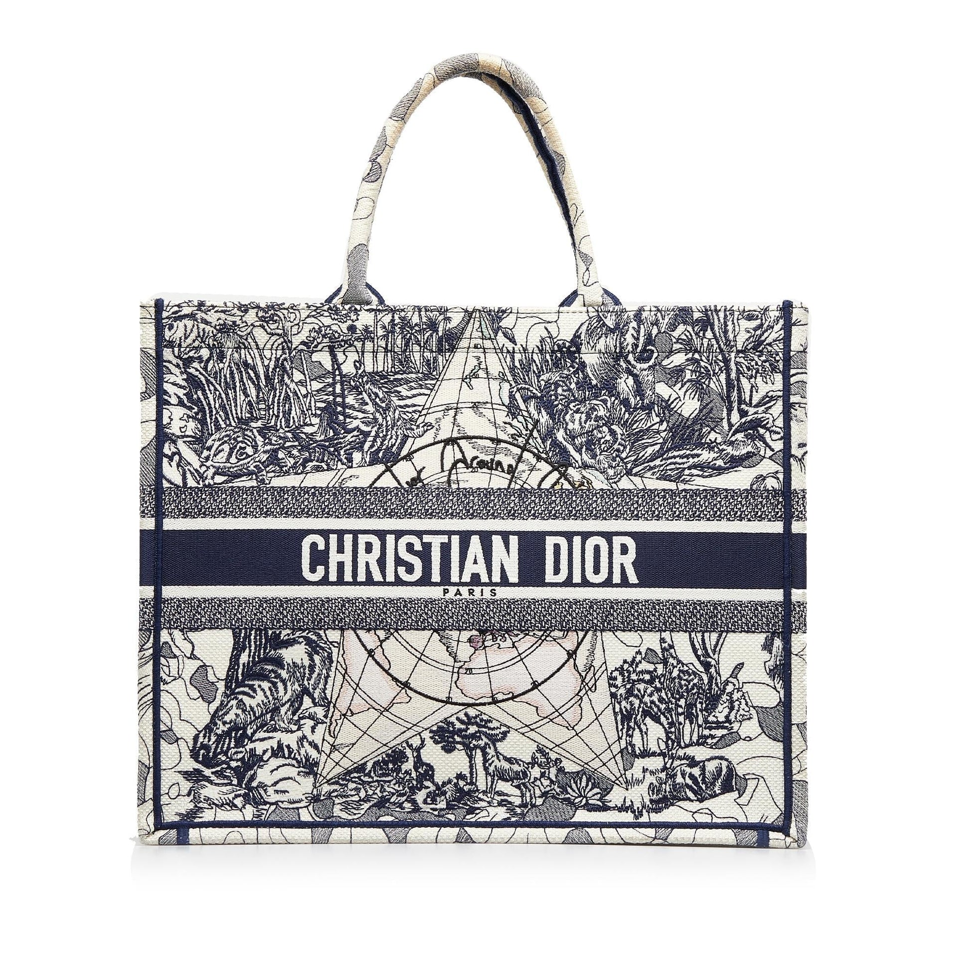 Dior Around The World Book Tote Shg Kkgiue Large Tote Bag