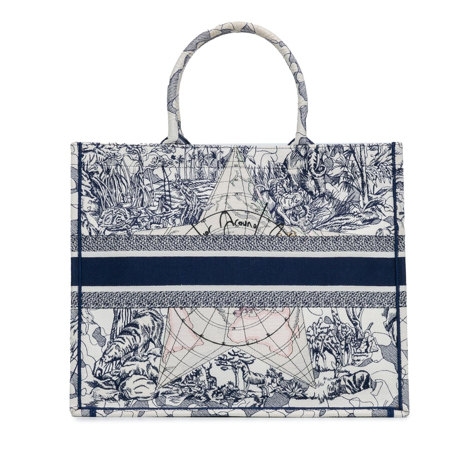 Dior Around The World Book Tote Shg Dgkn9I Large Tote Bag