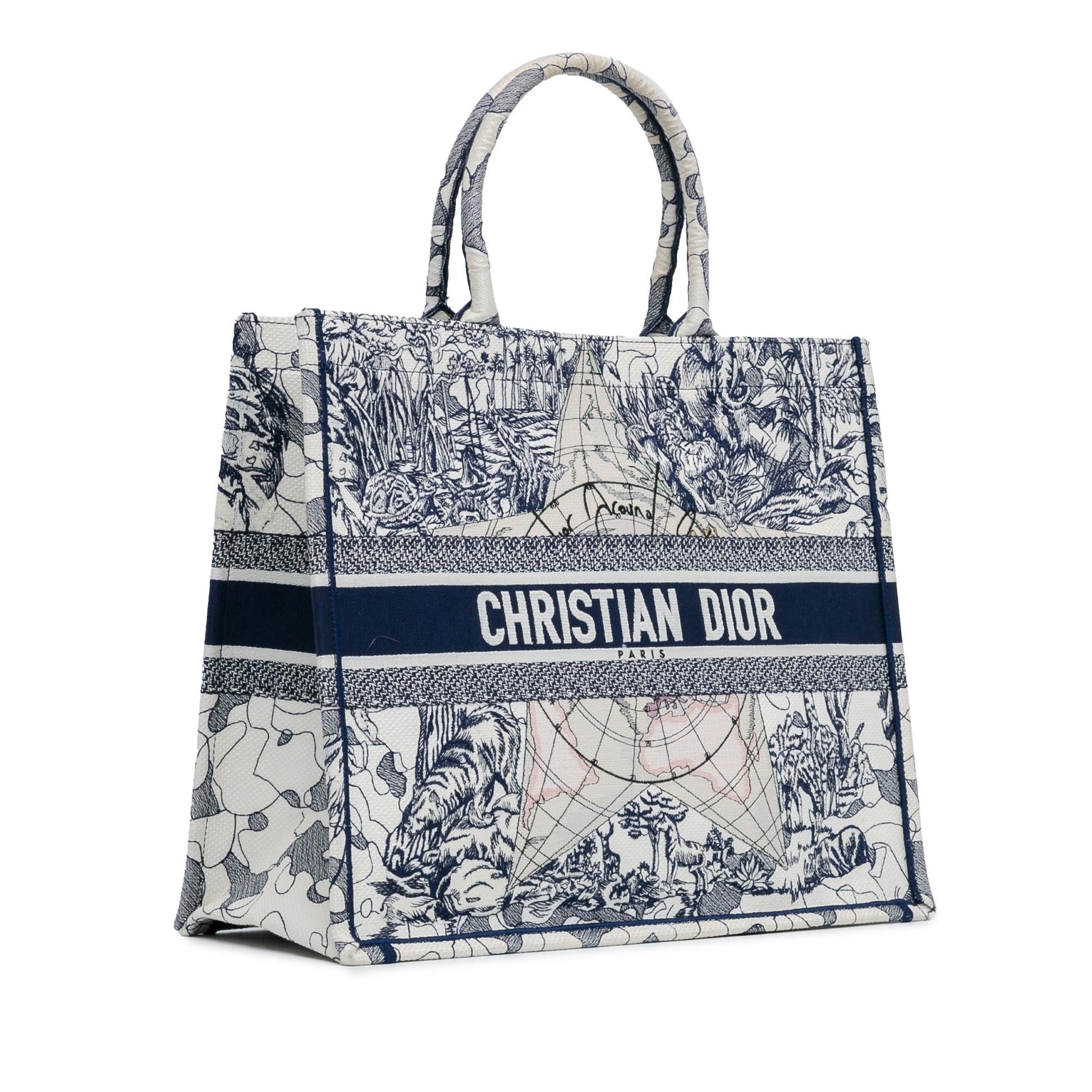 Dior Around The World Book Tote Shg Dgkn9I Large Tote Bag