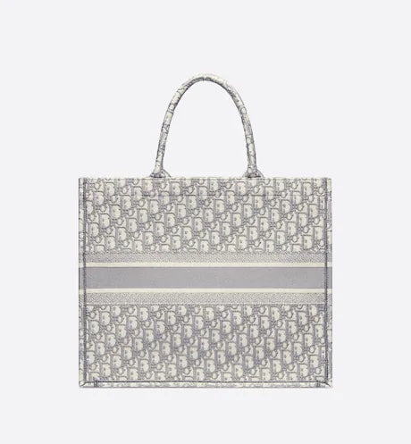 Dior Book Tote Gray Handbag Tote Bag