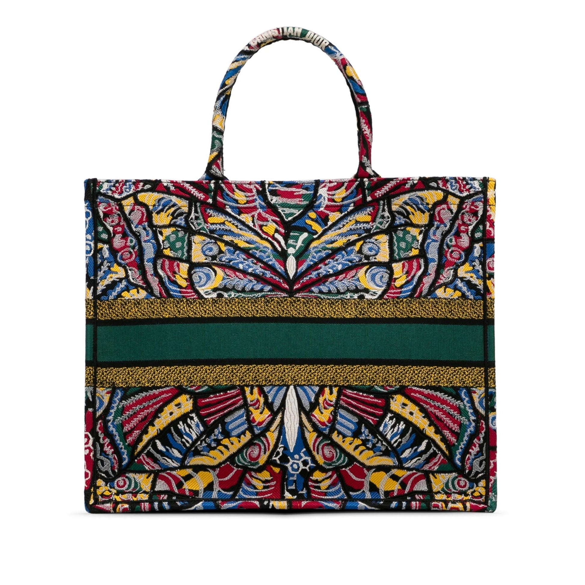Dior Butterfly Book Tote Shg Afmsl8 Large Tote Bag