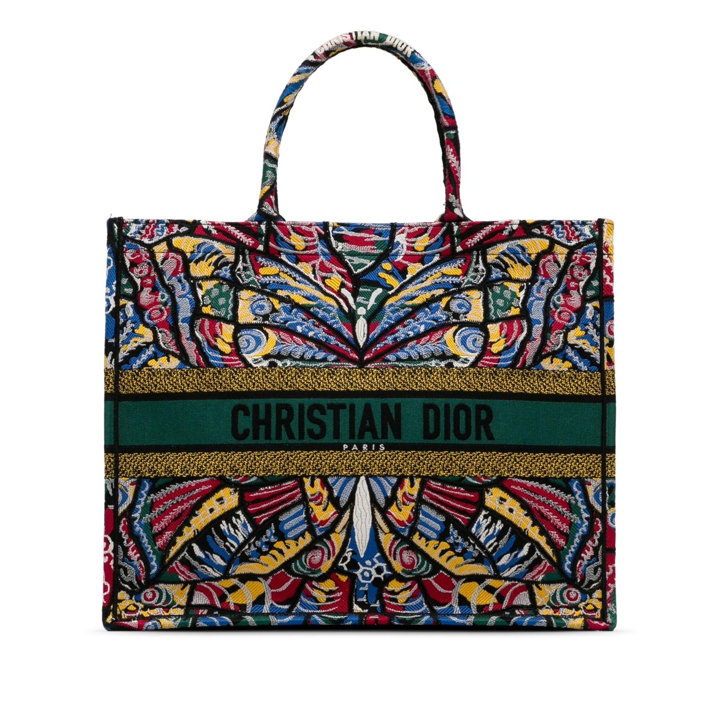 Dior Butterfly Book Tote Shg Afmsl8 Large Tote Bag