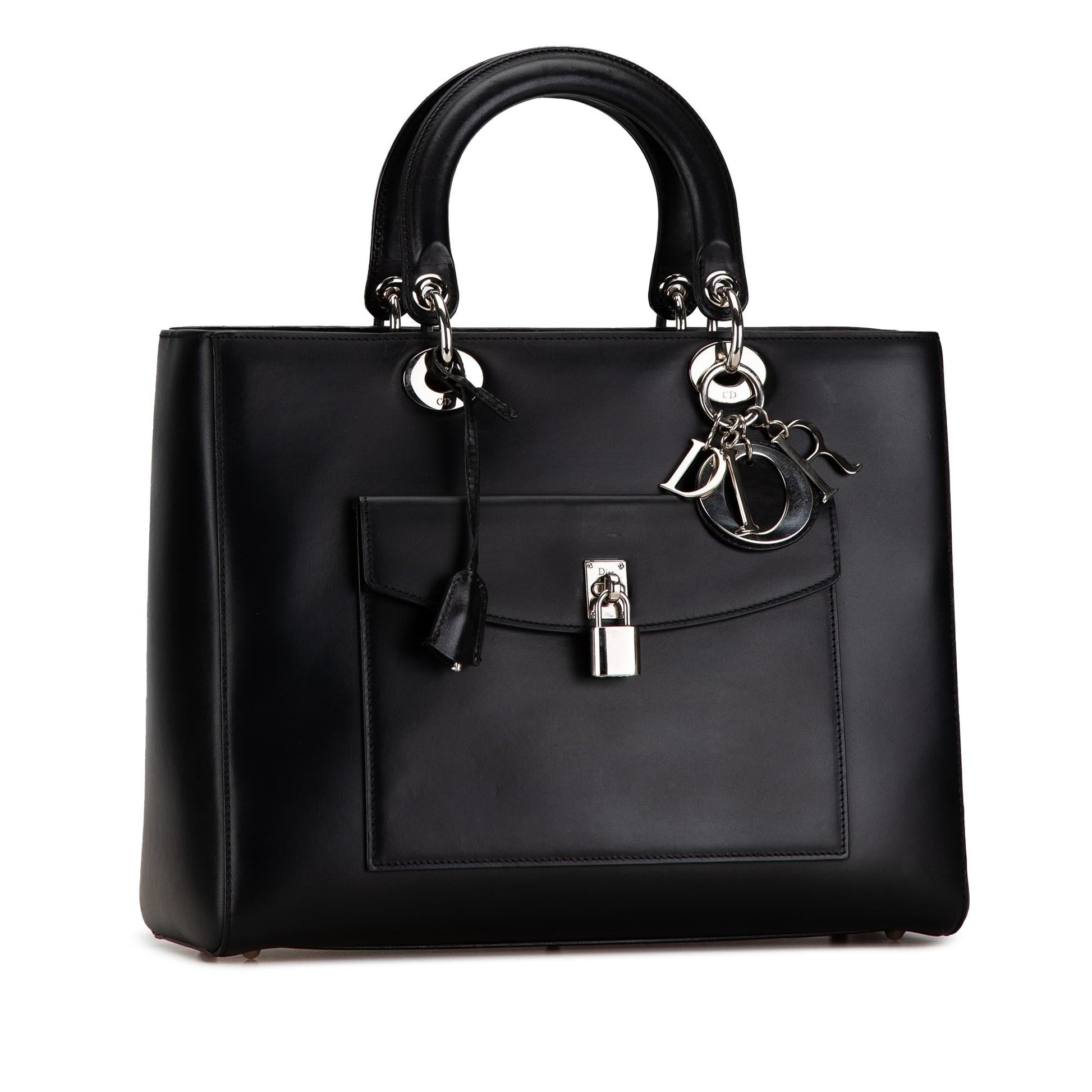 Dior Calfskin Lady Pocket Tote Shg 9Lpkpk Large Tote Bag