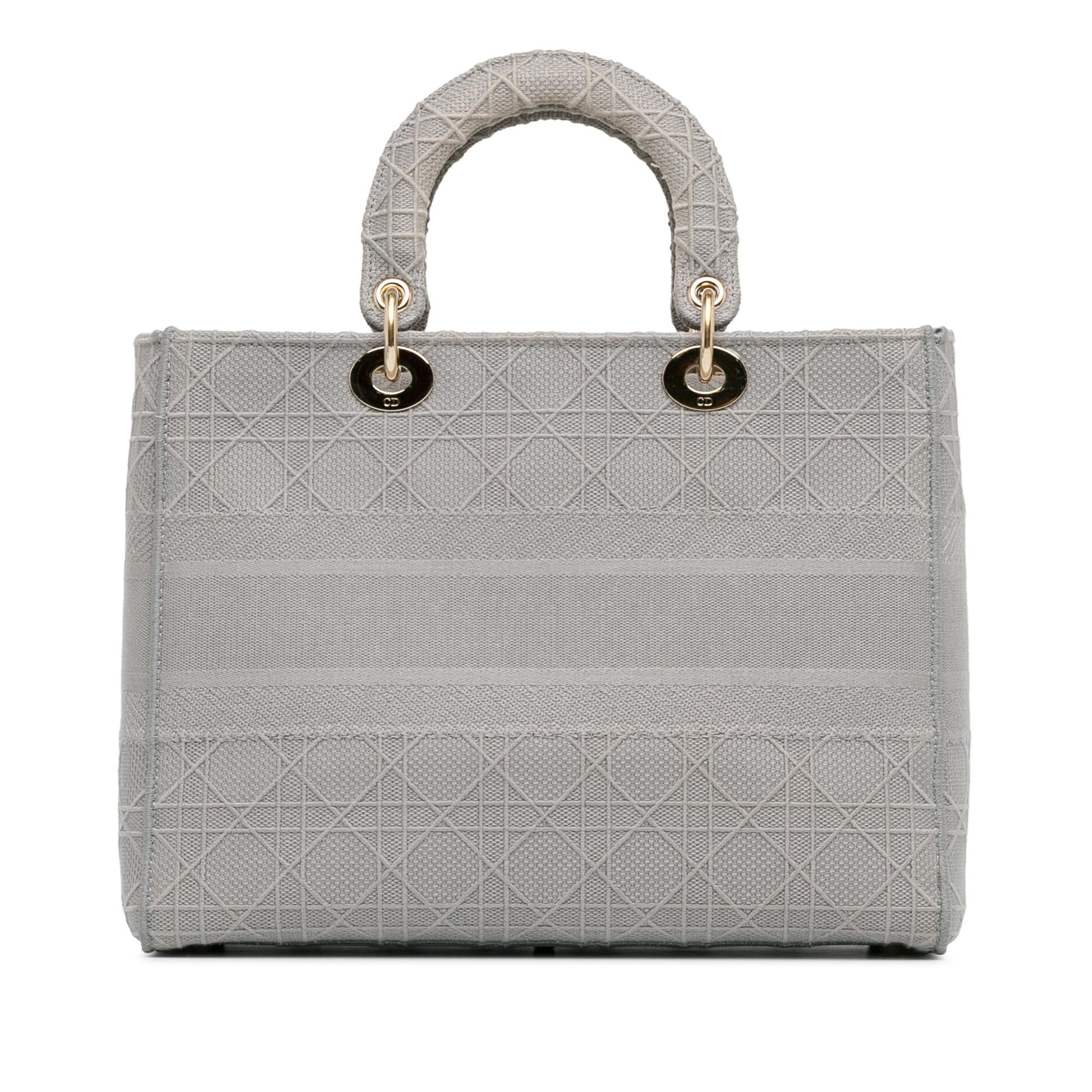 Dior Cannage Lady Lite Shg 78Tkzv Satchel Bag Large