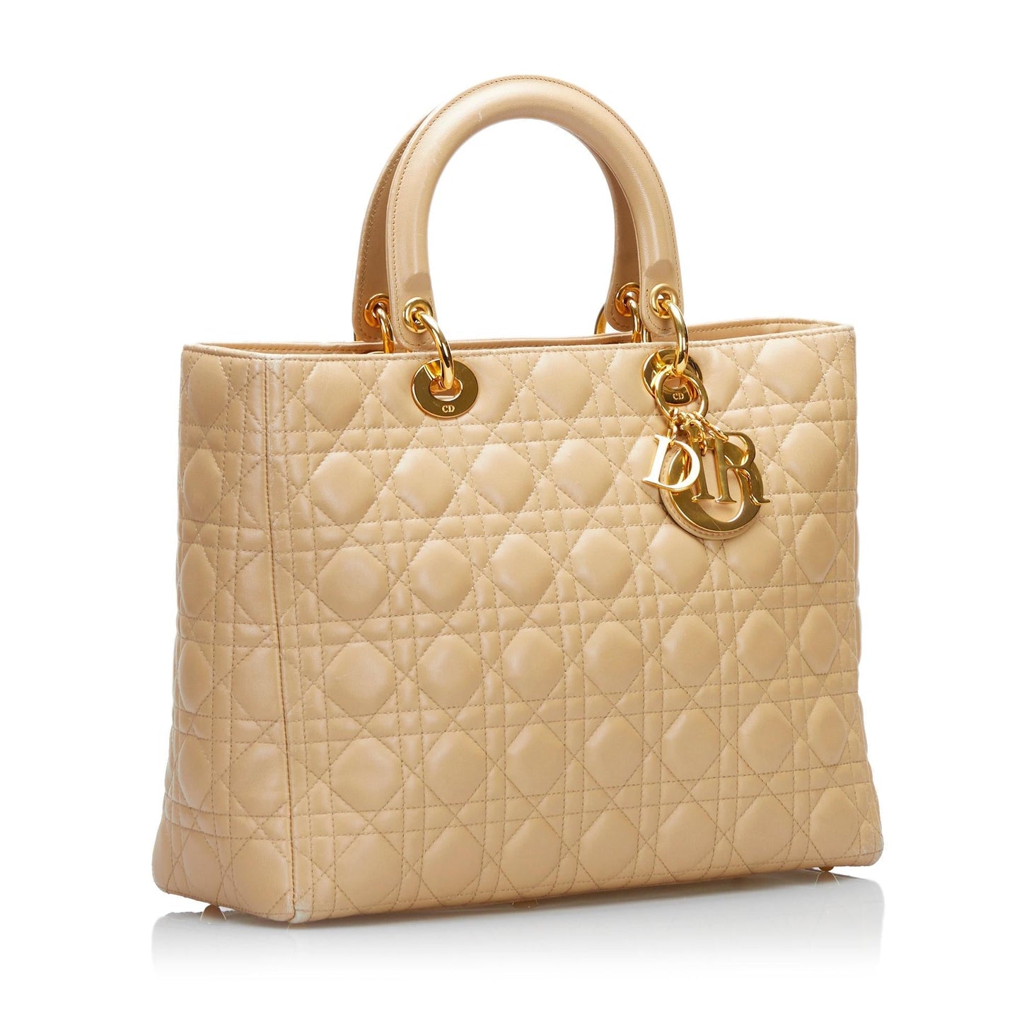 Dior Cannage Lady Shg Satchel Bag Large