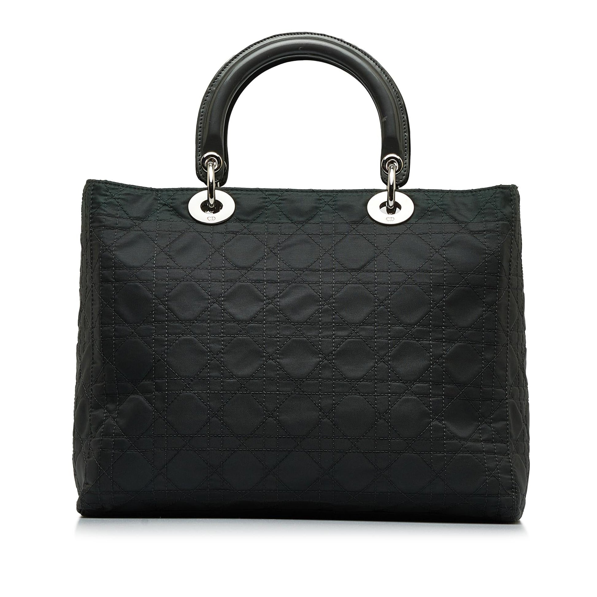 Dior Cannage Lady Shg 6H7B52 Satchel Bag Nylon Large