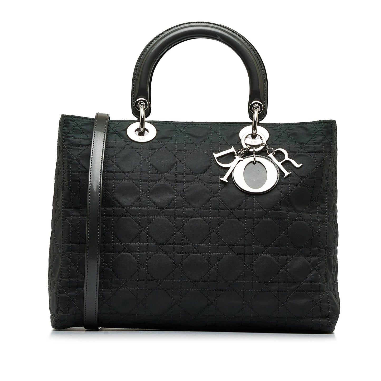 Dior Cannage Lady Shg 6H7B52 Satchel Bag Nylon Large
