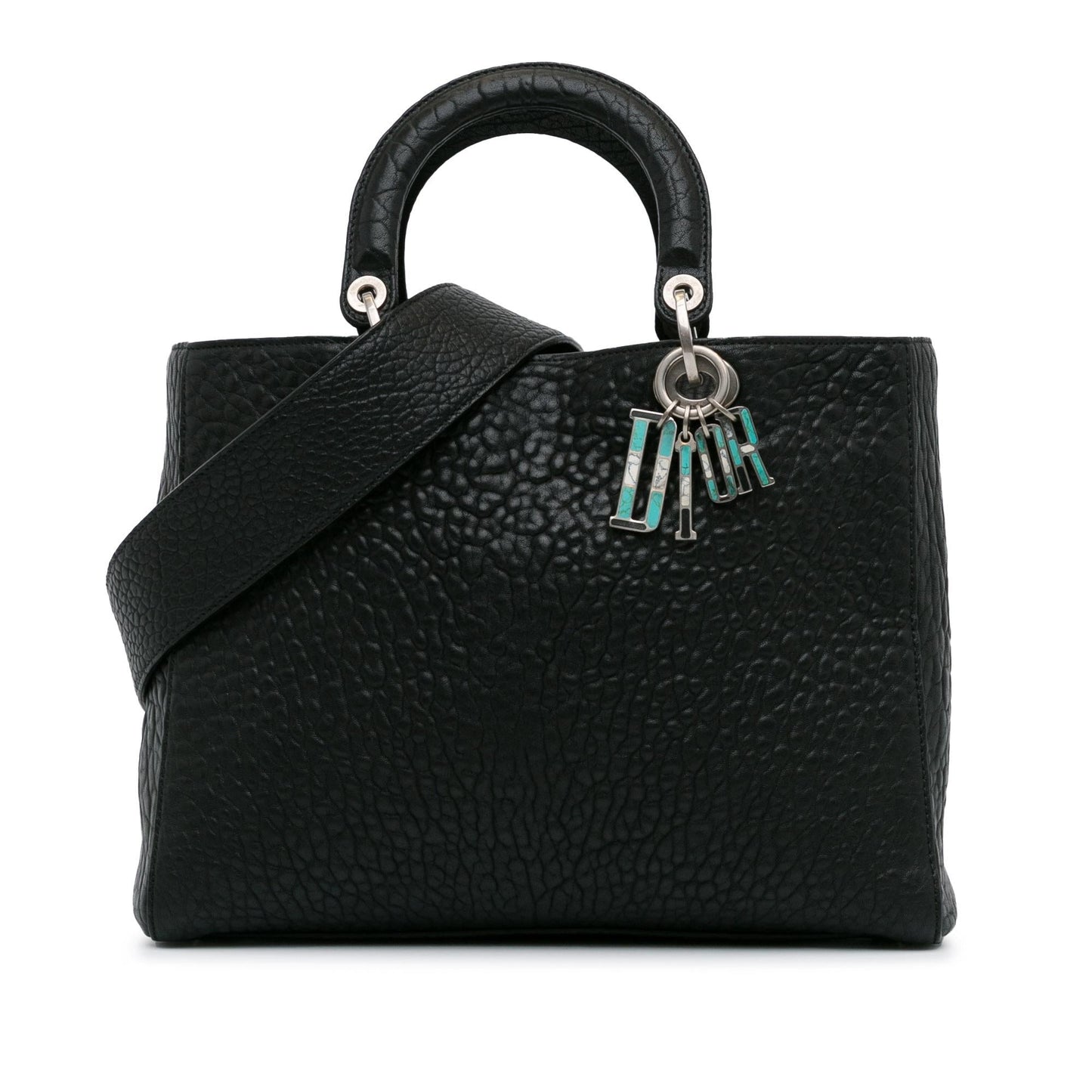 Dior Canyon Grained Lady Shg Obzds1 Satchel Bag Lambskin Large