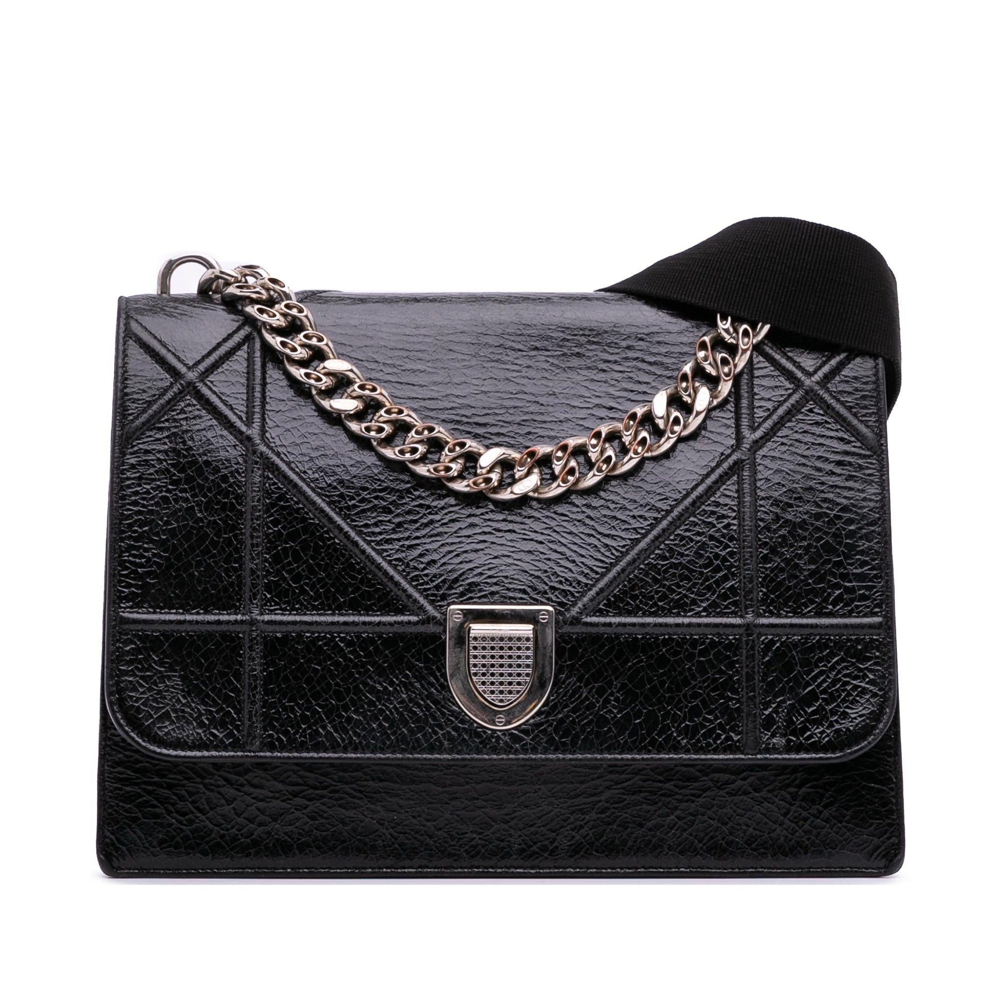 Dior Crackled Deerskin ama Satchel Large Satchel Bag