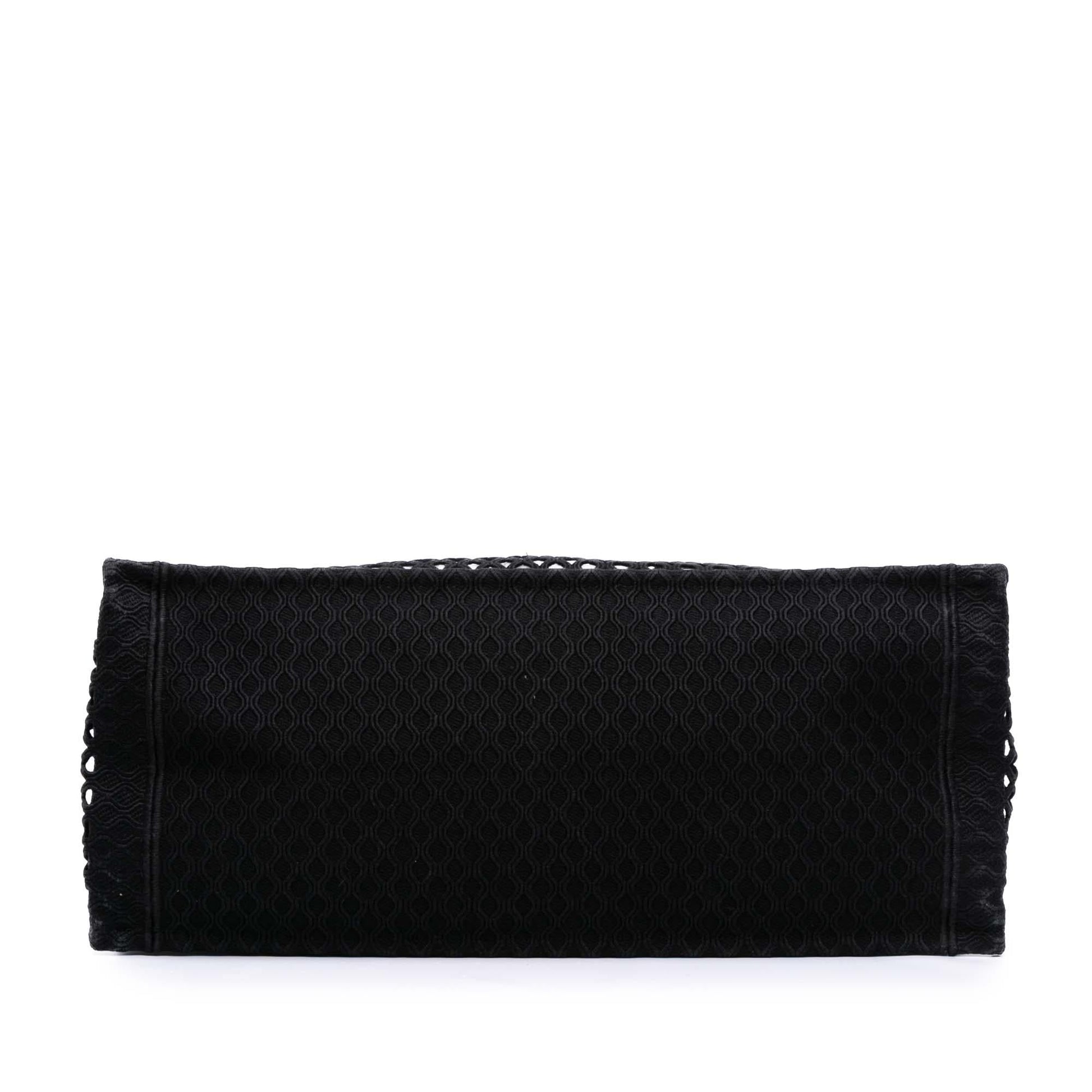 Dior Mesh Book Tote Large Embroidered Tote Bag