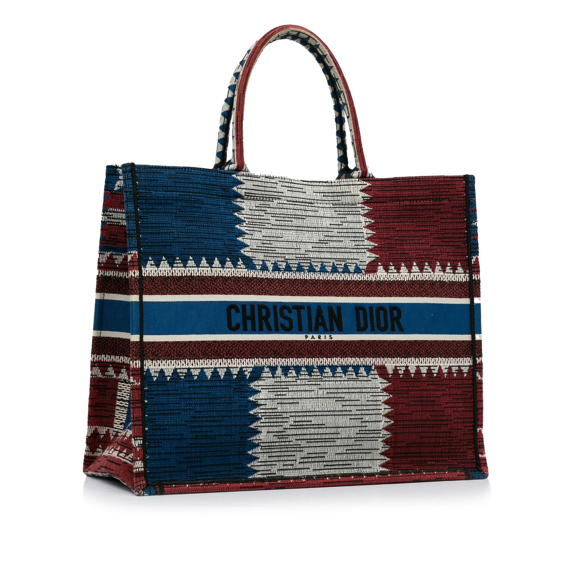 Dior French Flag Book Tote Large Tote Bag Book Tote 1