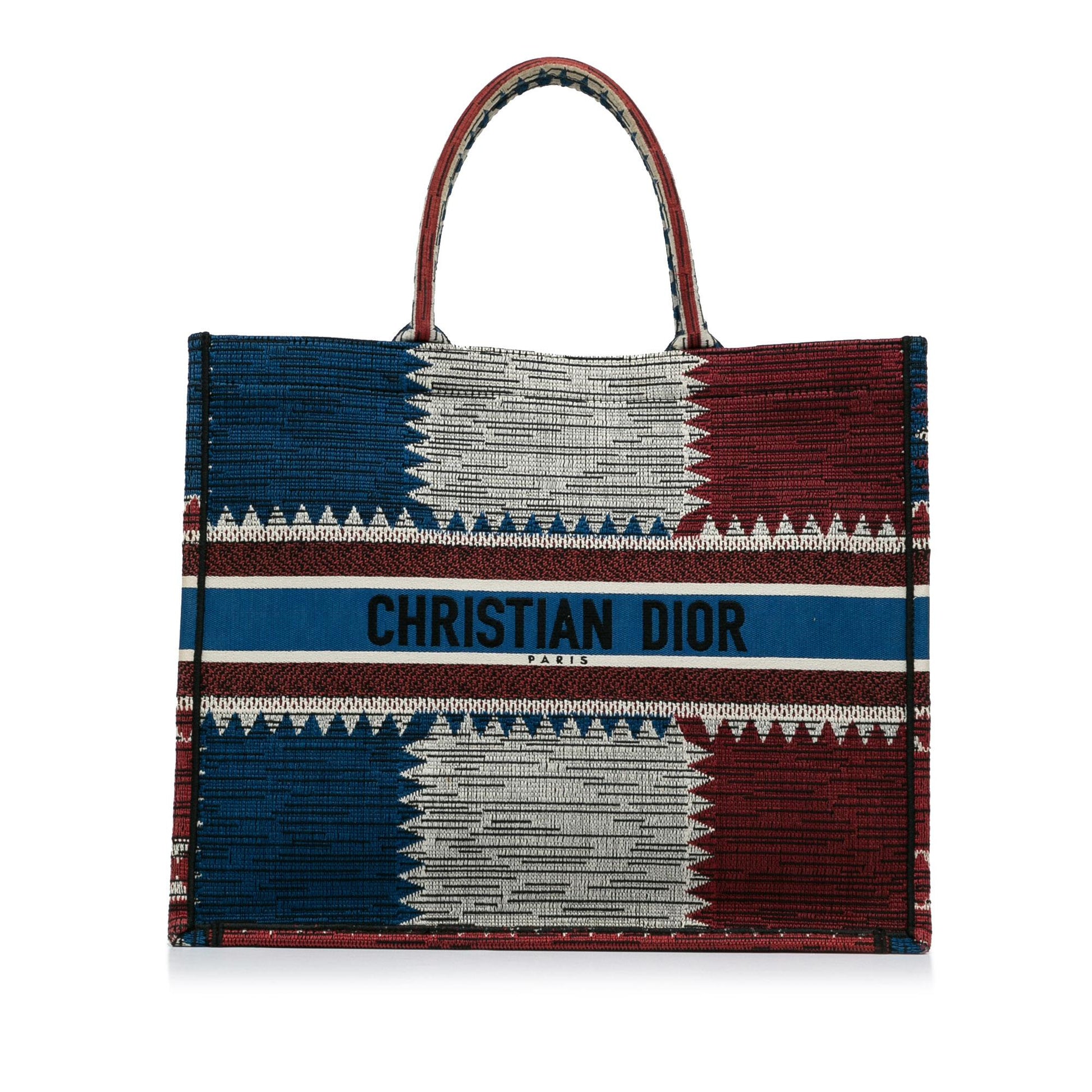 Dior French Flag Book Tote Large Tote Bag Book Tote 4