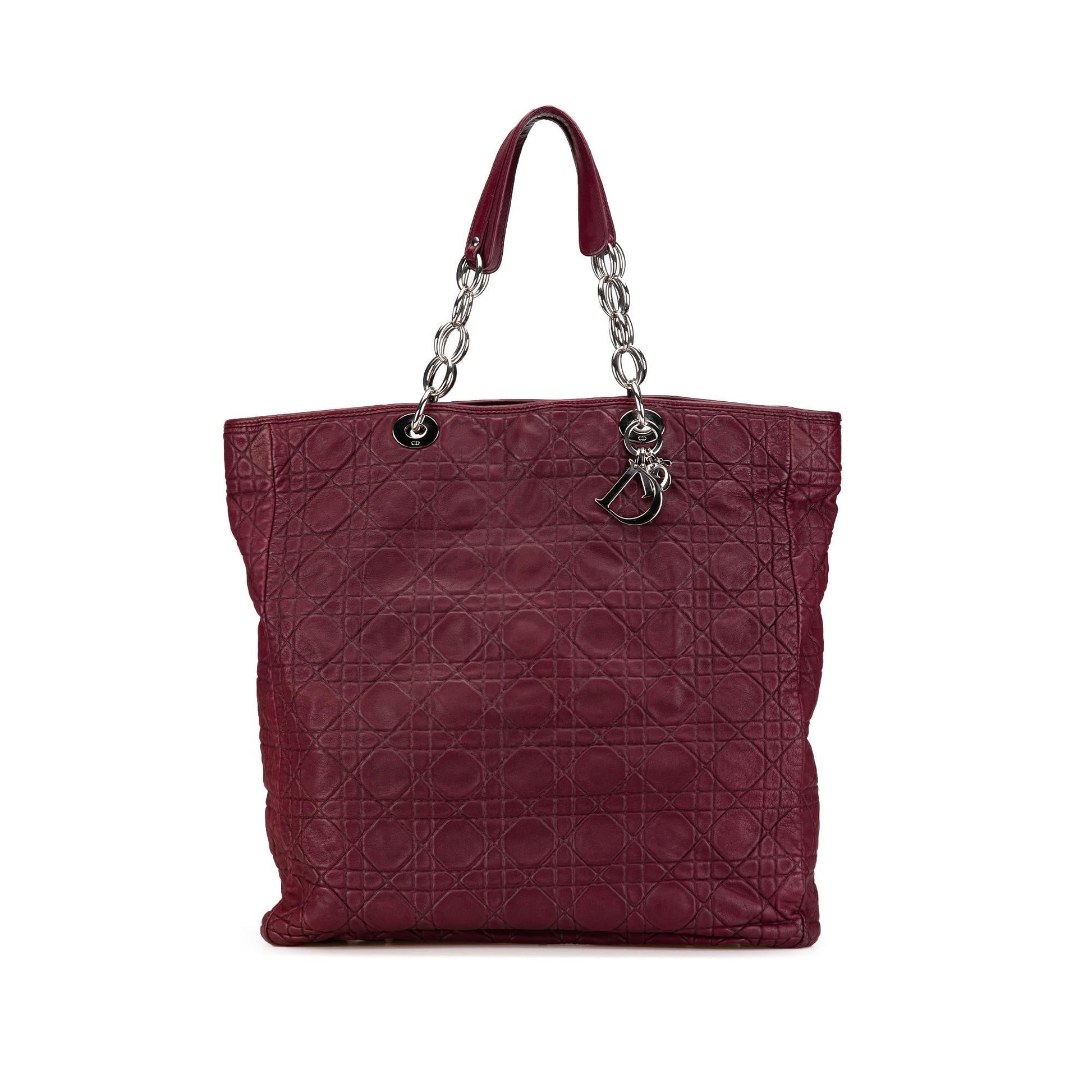 Dior Cannage Lady Soft Shopping Tote Shg Kg4Y5I Lambskin Large Tote Bag