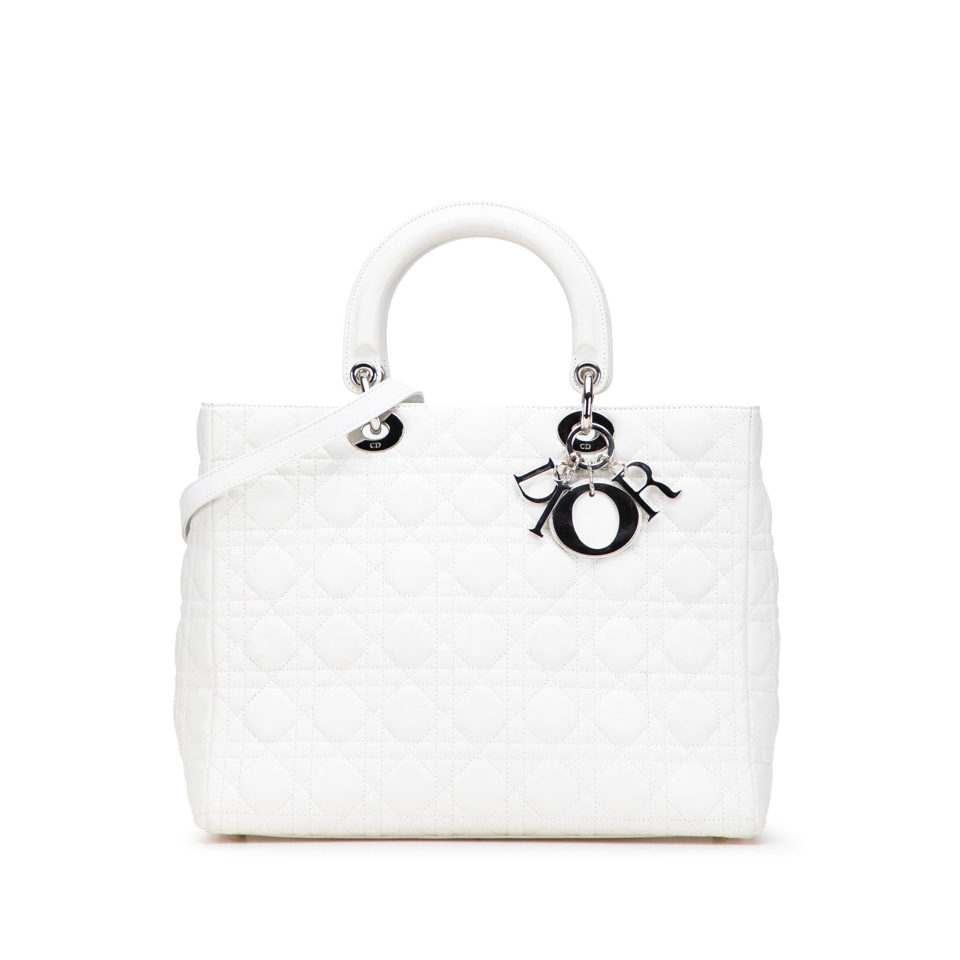 Dior Cannage Lady Satchel Bag Lambskin Large Lady Dior 2