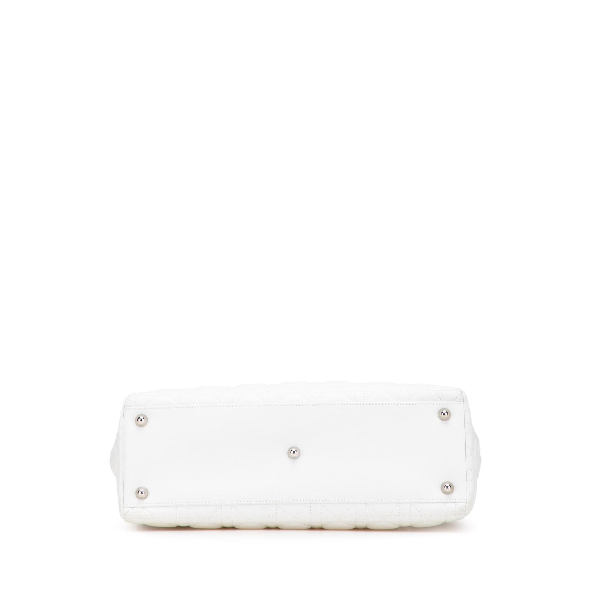 Dior Cannage Lady Satchel Bag Lambskin Large Lady Dior 3