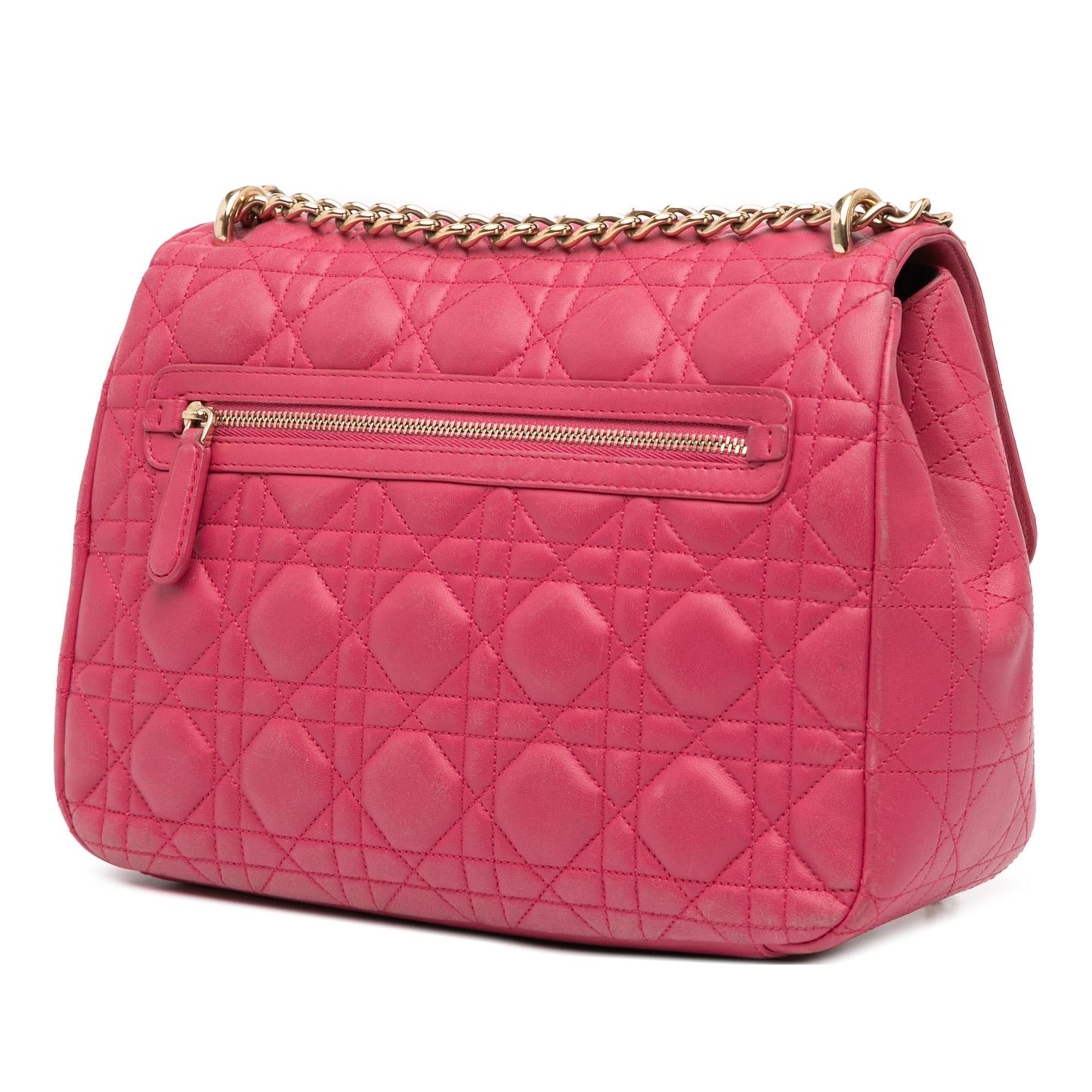 Dior Cannage Miss Shoulder Bag Lambskin Large Flap