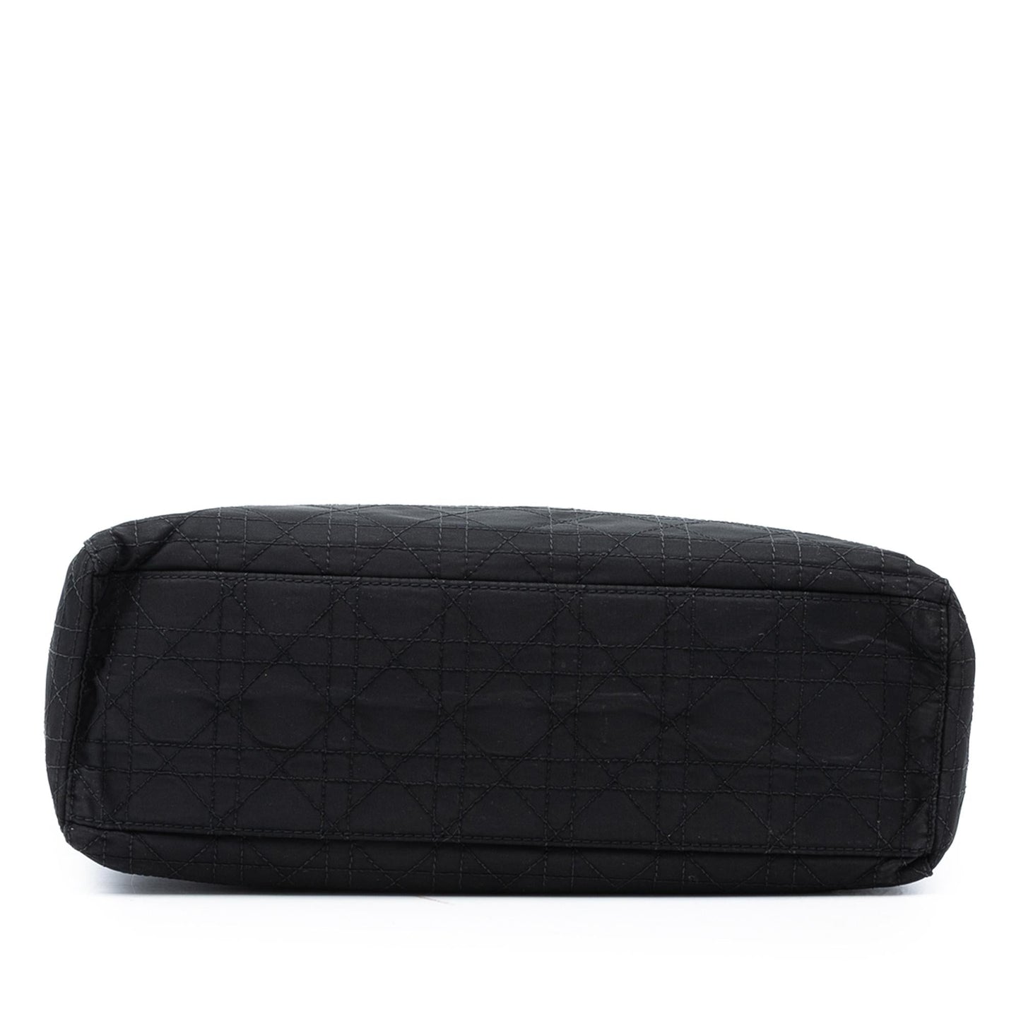 Dior Cannage Lady Satchel Bag Nylon Large