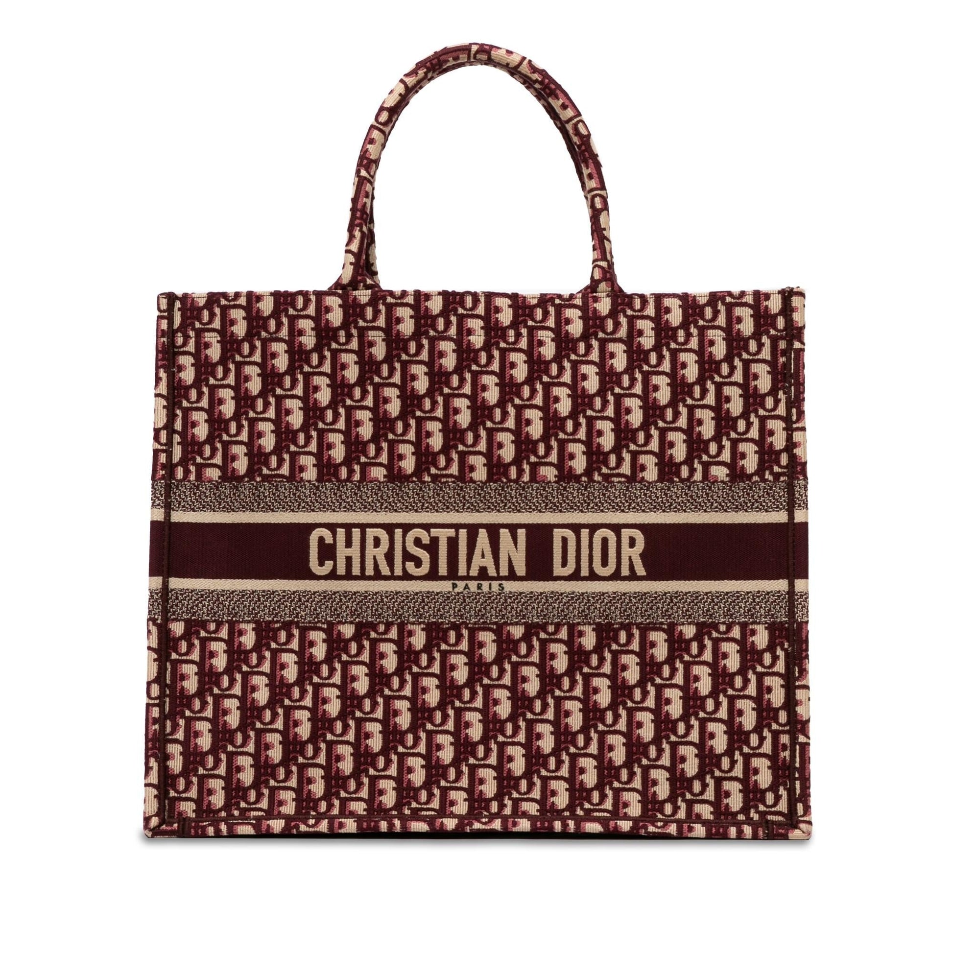 Dior Oblique Book Tote Shg Large Tote Bag