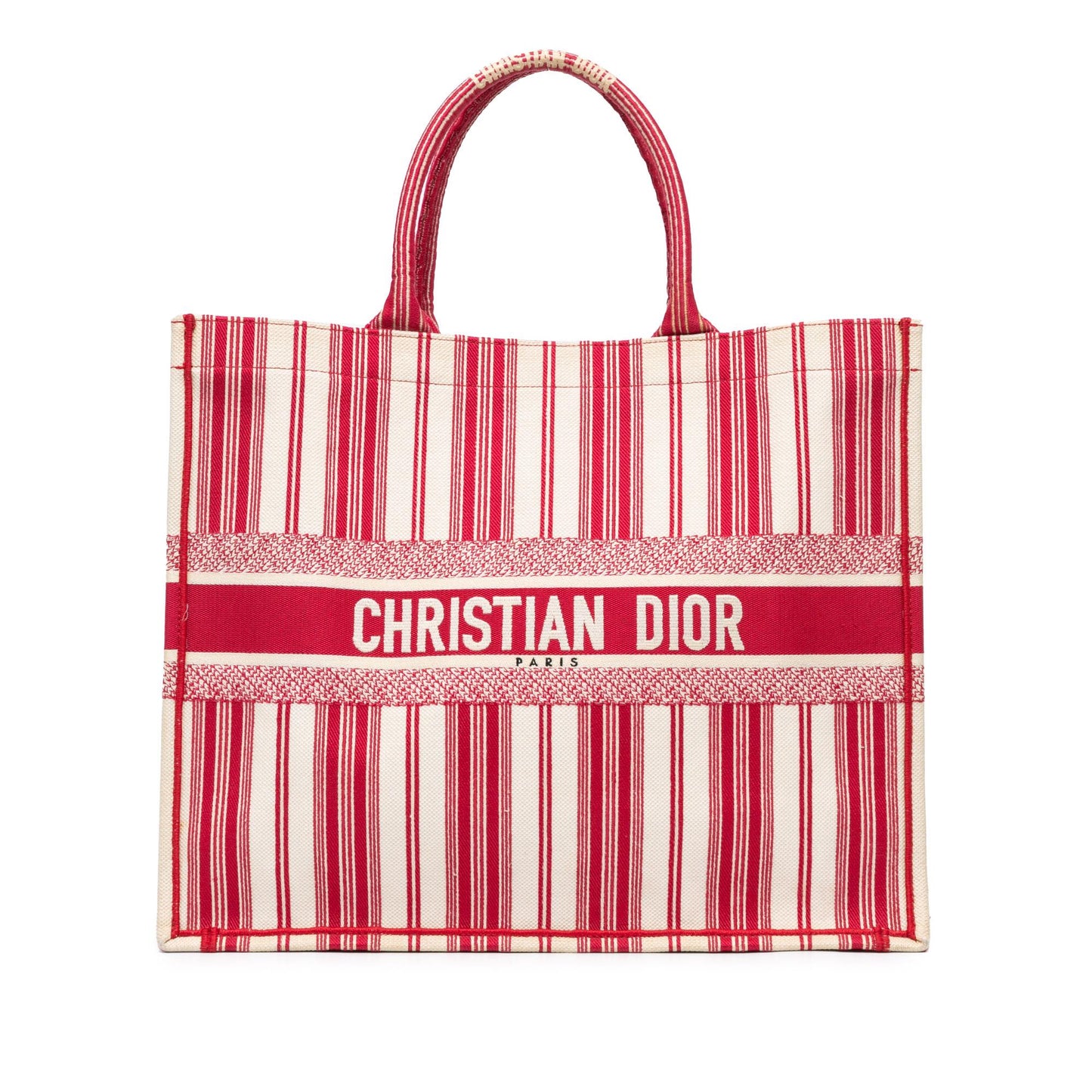 Dior Striped Book Tote Large Tote Bag Tote Shg Ijuttf