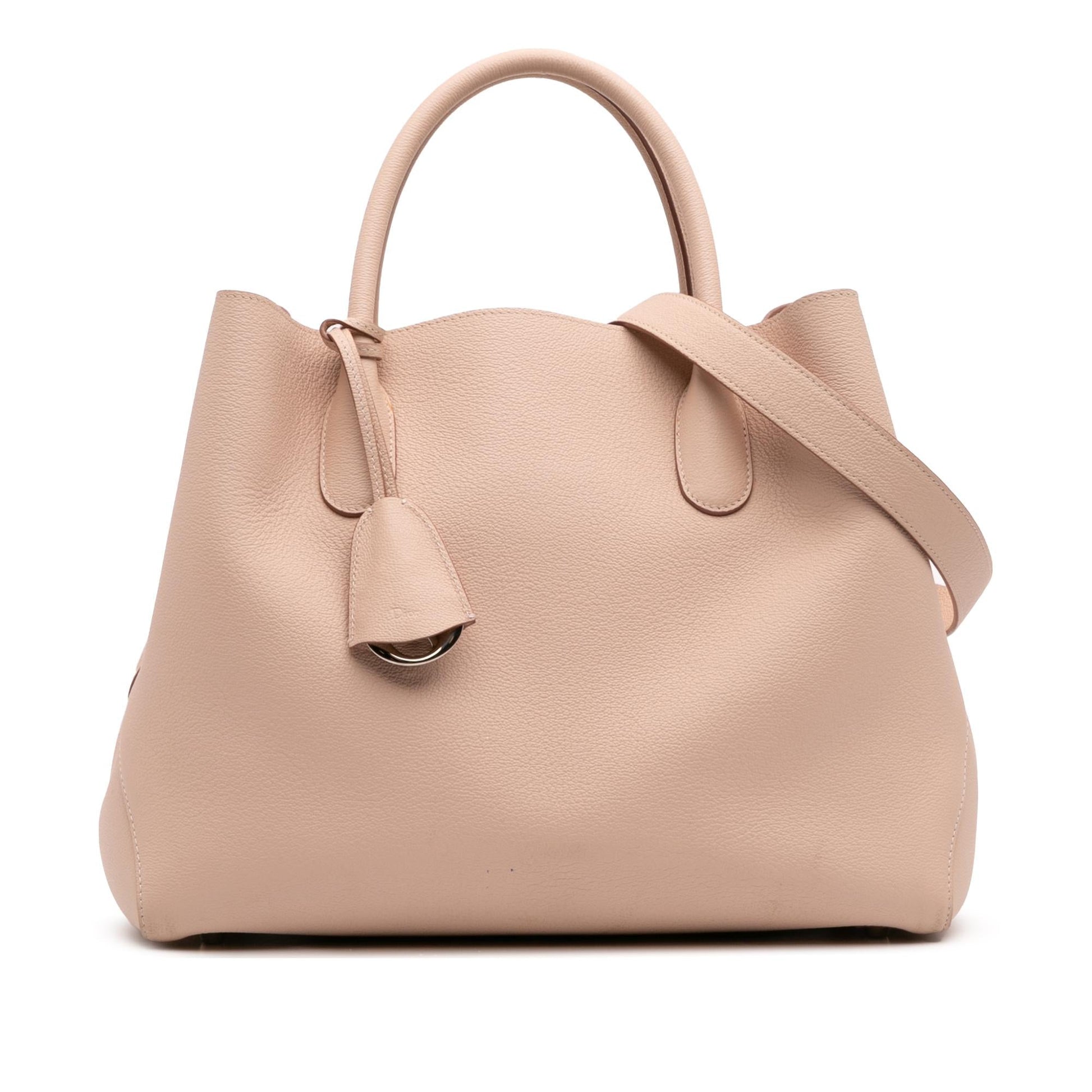 Dior Supple Grained Calfskin Open Bar Tote Large Tote Bag