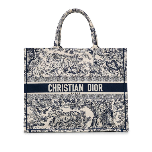 Dior Toile De Jouy Book Tote Shg P9Xqzv Large Tote Bag