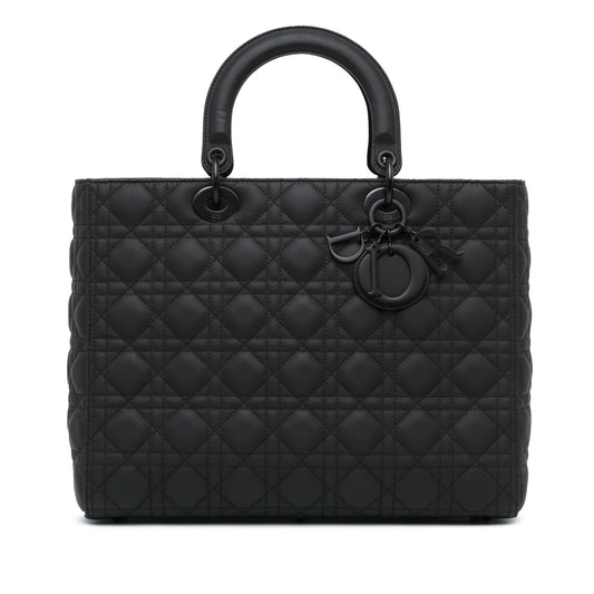 Dior Ultra Matte Calfskin Cannage Lady Shg Mtgd6Q Satchel Large Satchel Bag