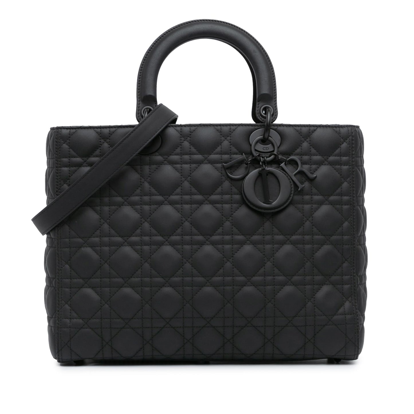 Dior Ultra Matte Calfskin Cannage Lady Shg E5Ivhs Satchel Large Satchel Bag