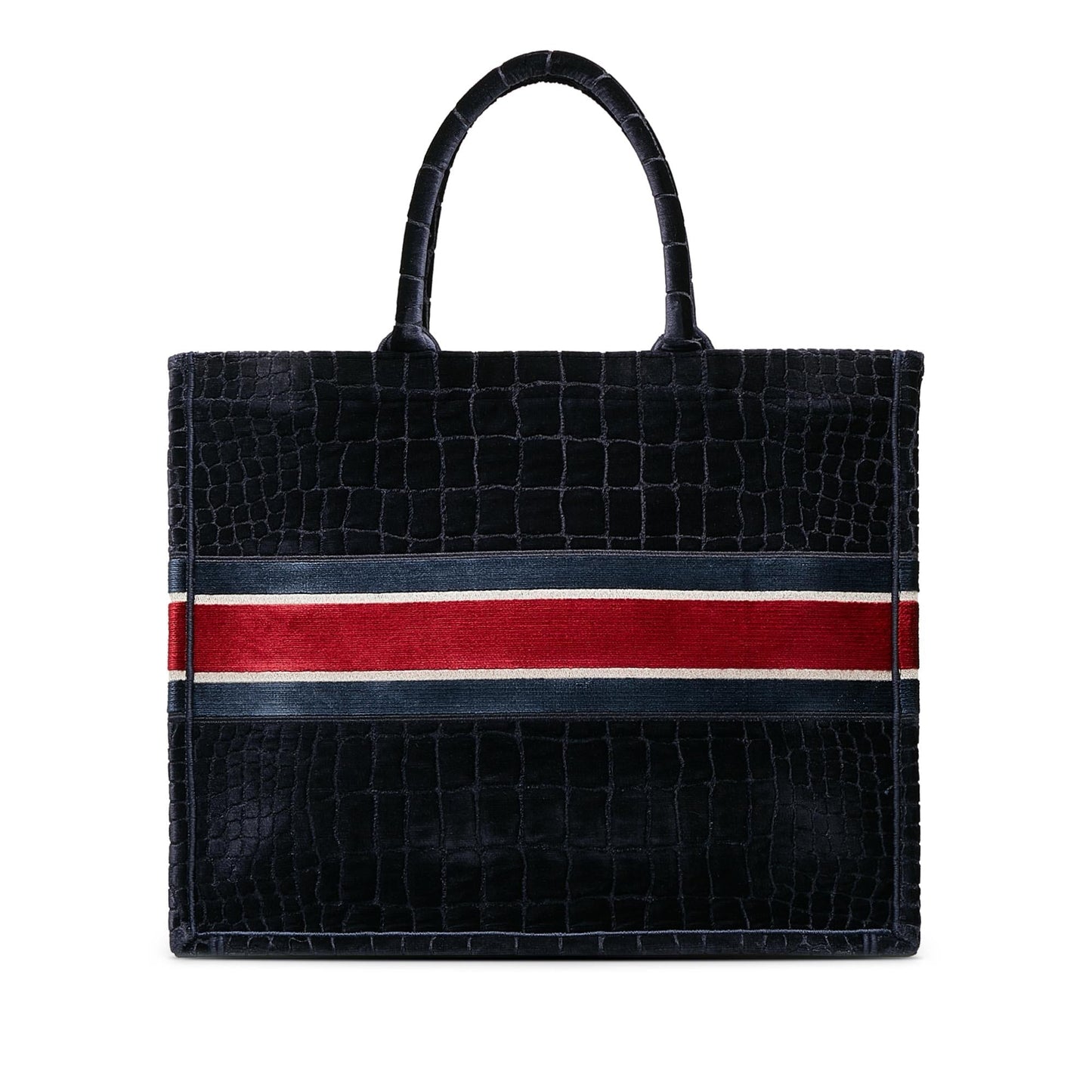 Dior Velvet Book Tote Shg Zvjstj Large Embossed Tote Bag