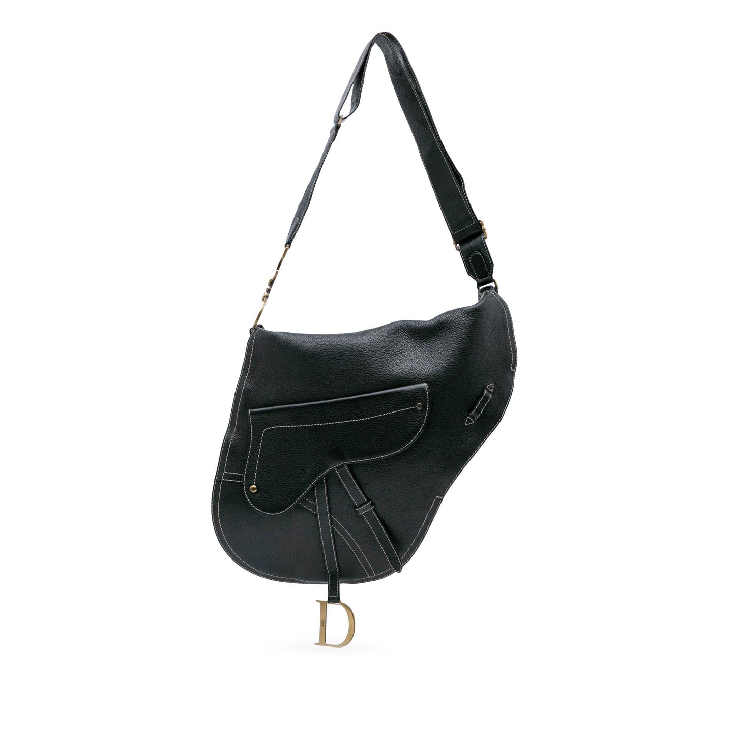 Dior Baudrier Saddle Bag Leather Crossbody Bag