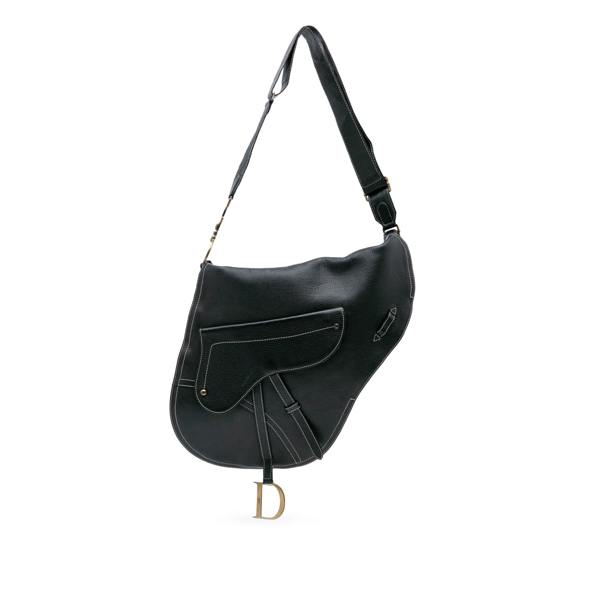 Dior Baudrier Saddle Bag Leather Crossbody Bag